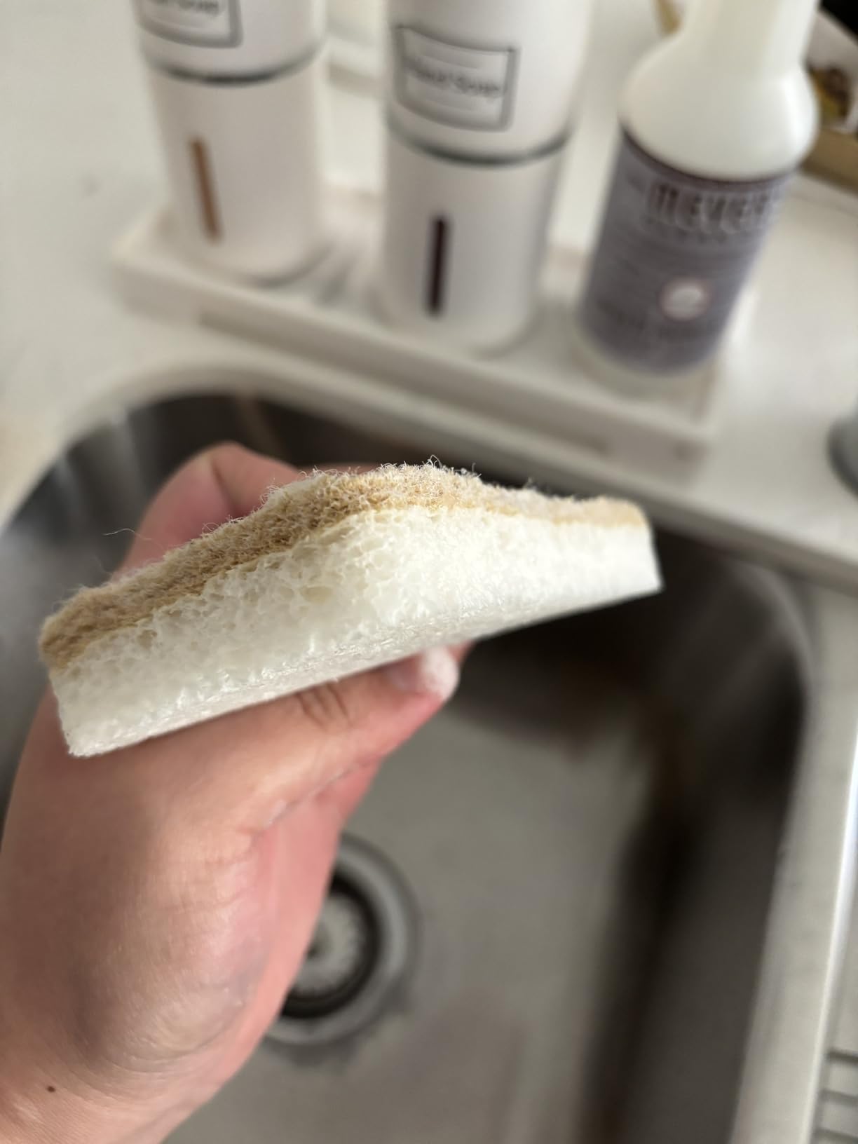 Isshah Plant-Based Kitchen Sponges - FSC Certified and PETA Approved, Natural, Eco-Friendly, Biodegradable Sisal Hemp Sponges for Dishes, Cleaning Sponge for Kitchen, Bathroom, Household - 12 Count customer photo 1