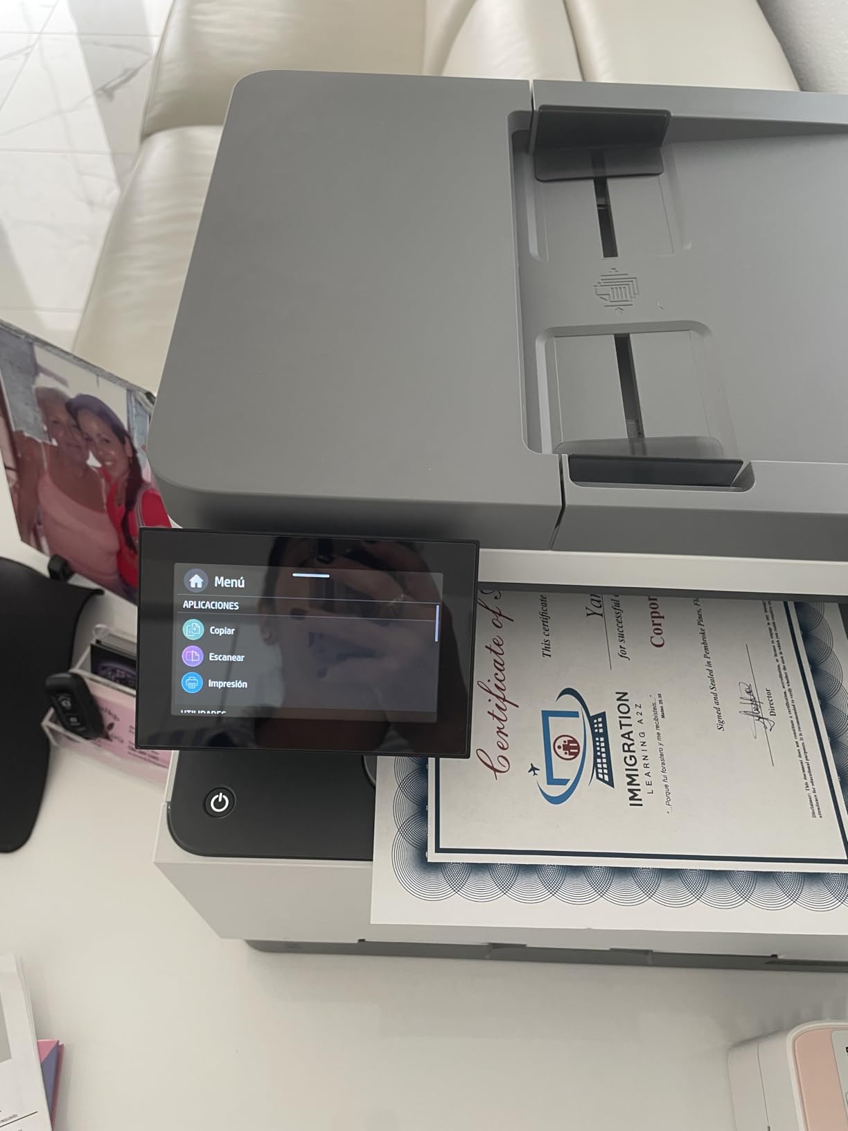 HP Color LaserJet Pro MFP 3301sdw Wireless All-in-One Color Laser Printer, Office Printer, Scanner, Copier, ADF, Duplex, Best-for-Office (499Q3F) customer photo 2