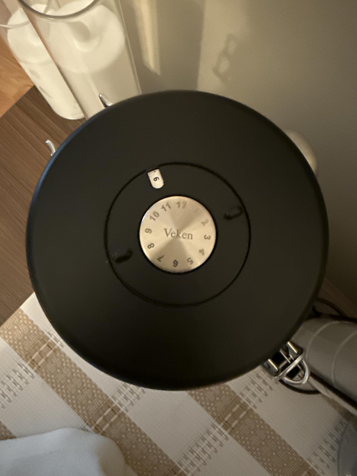 Veken Coffee Canister with Window, Airtight Stainless Steel Pantry Container, Home Kitchen Food Storage Organizers for Ground, Beans, Espresso, Rice, Tea, Sugar, Cereal, Decor, Bar Accessories, Gifts, 22OZ, Black customer photo 2