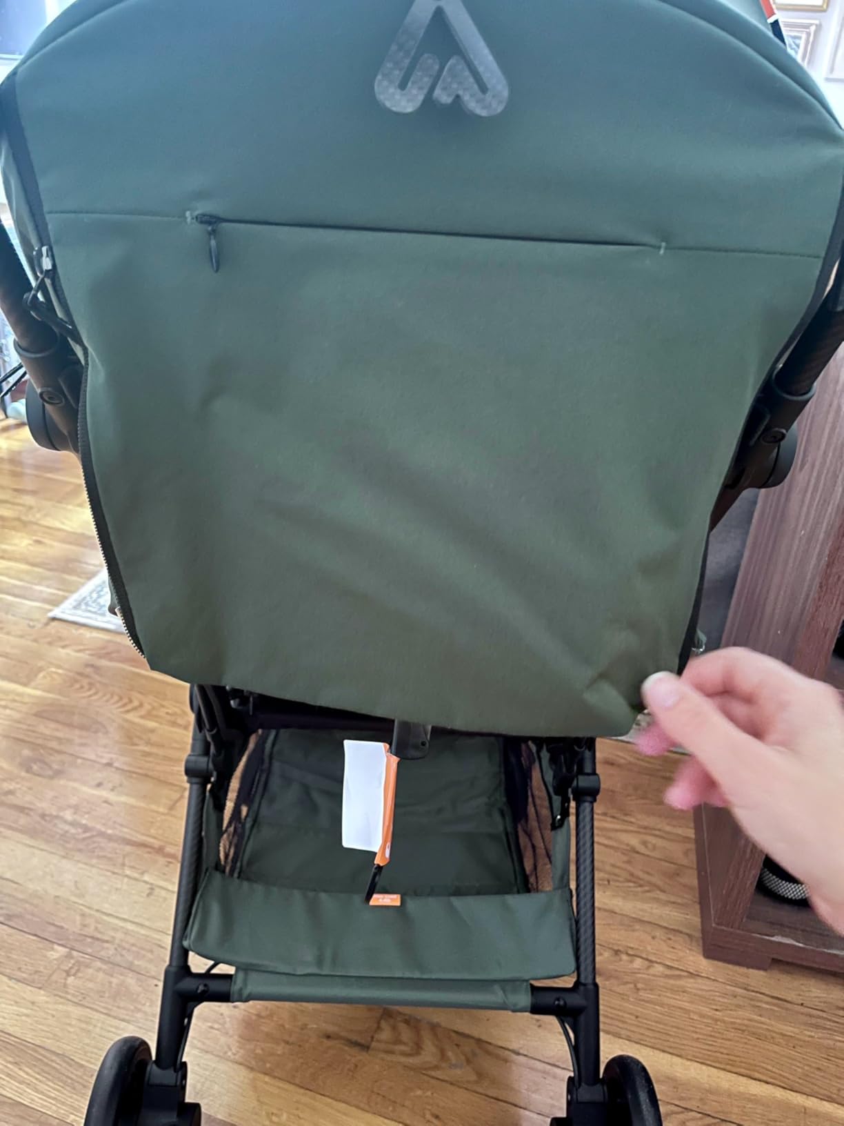 MAMAZING Ultra Air Lightweight Baby Travel Stroller with Carbon Fiber Frame, Compact & Airplane-Friendly, One-Handed Fold, 11.6 lbs, Perfect for Toddlers, Green customer photo 2
