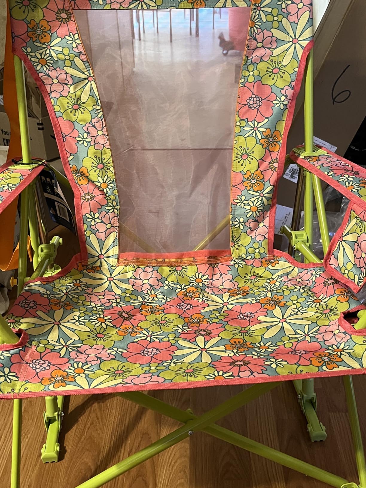 GCI Outdoor Comfort Pro Rocker Camping Chair | Portable Folding Rocking Chair with Durable Armrests & Drink Holder - Sweet Tea customer photo 2