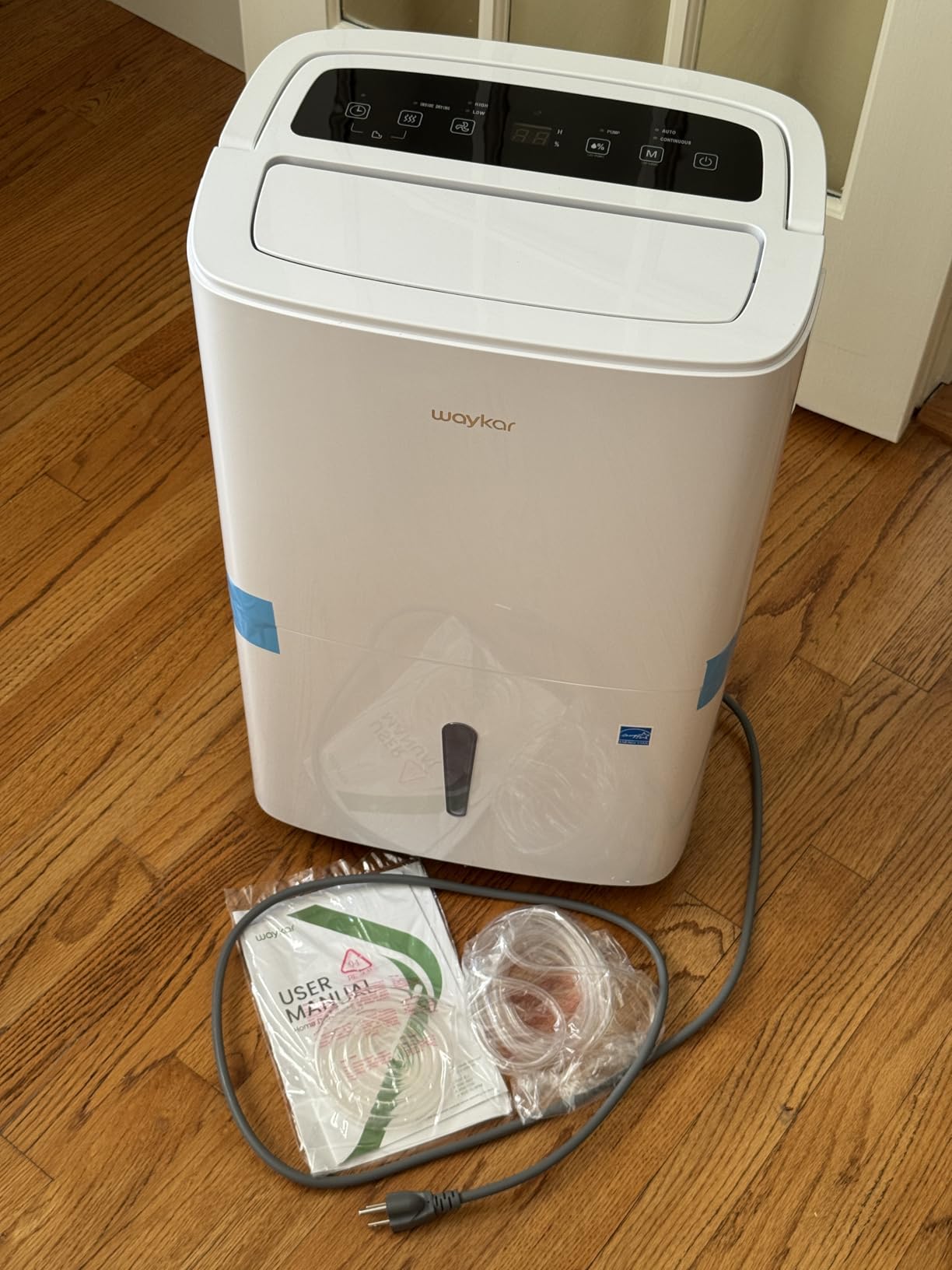 Waykar 150 Pints 2025 Energy Star Dehumidifier with Pump for Spaces up to 7,000 Sq. Ft at Commercial and Industrial Large Room, Warehouse, Home, Basement, with Drain Hose, Auto Defrost, Self-Drying customer photo 2