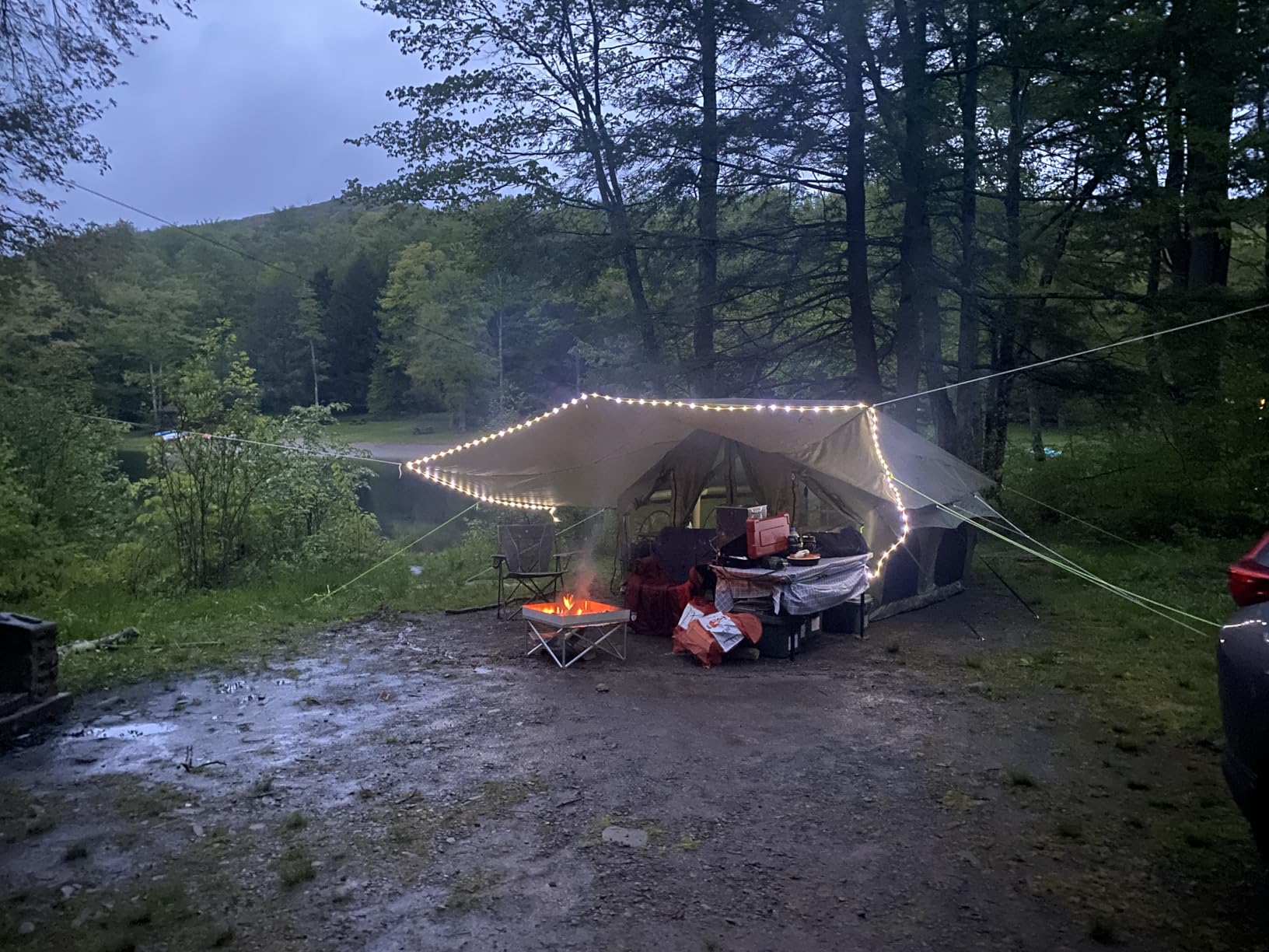 Inflatable Camping Tent, Large Blow-Up Air Tent, No Assembly Needed Luxury Glamping House, Oxford Fabric customer photo 2