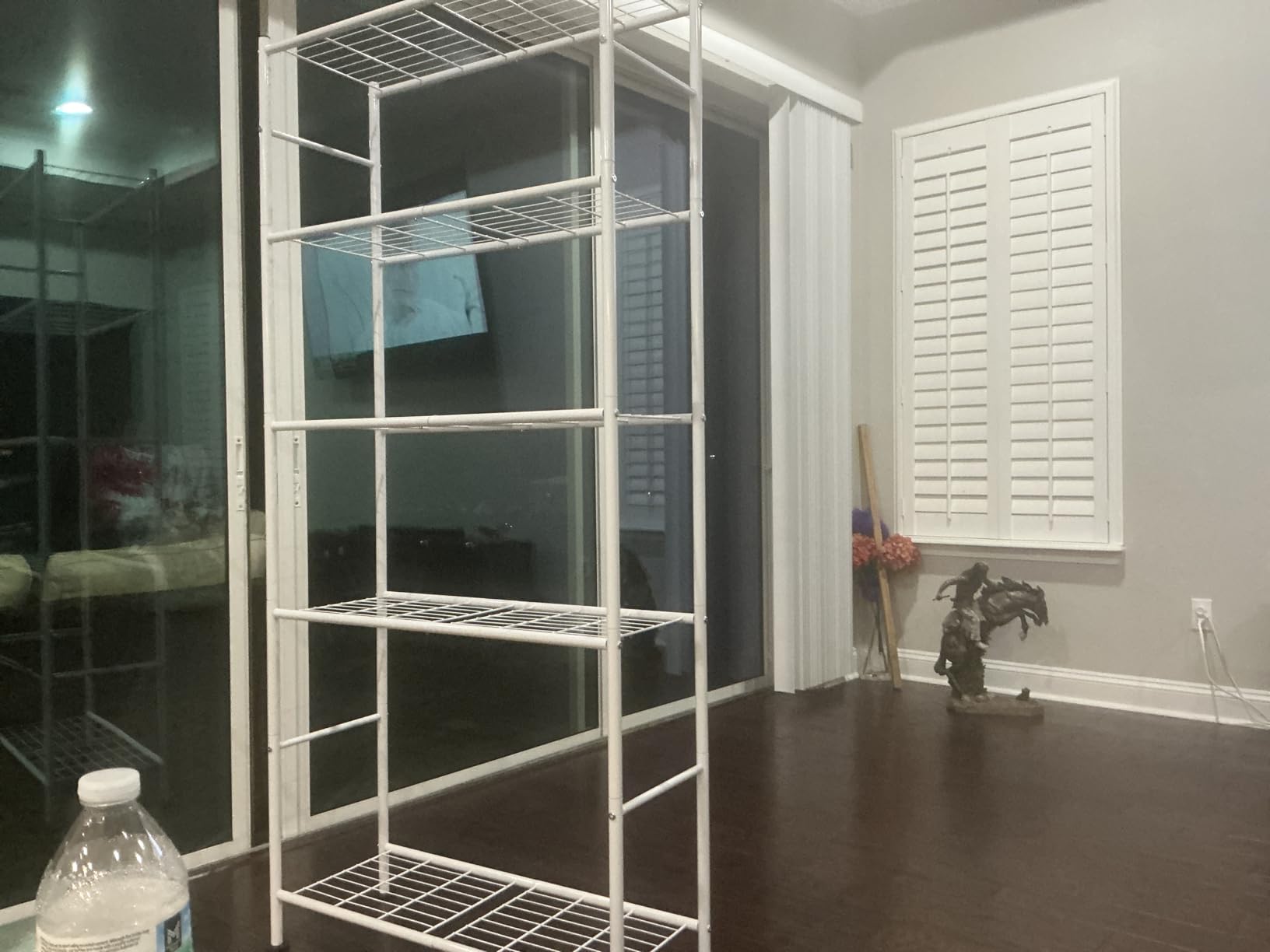 Storage Shelves - 5 Tier Shelf Organizer, Heavy Duty Garage Shelving Unit with Leveling Feet, Stable Metal Shelves Organizer for Pantry, Kitchen and Closet, 33.0