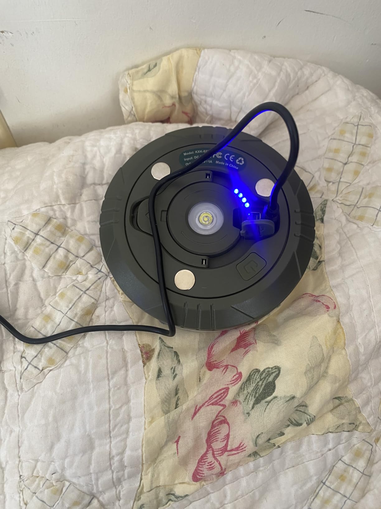 OGERY Camping String Lights, 4 in 1 Quick Storage 32.8FT Rechargeable Tent Lights String with 8 Lighting Modes, Hanging Waterproof Portable LED Lamp for Outdoor Patio Awning Garden Party Essentials customer photo 1