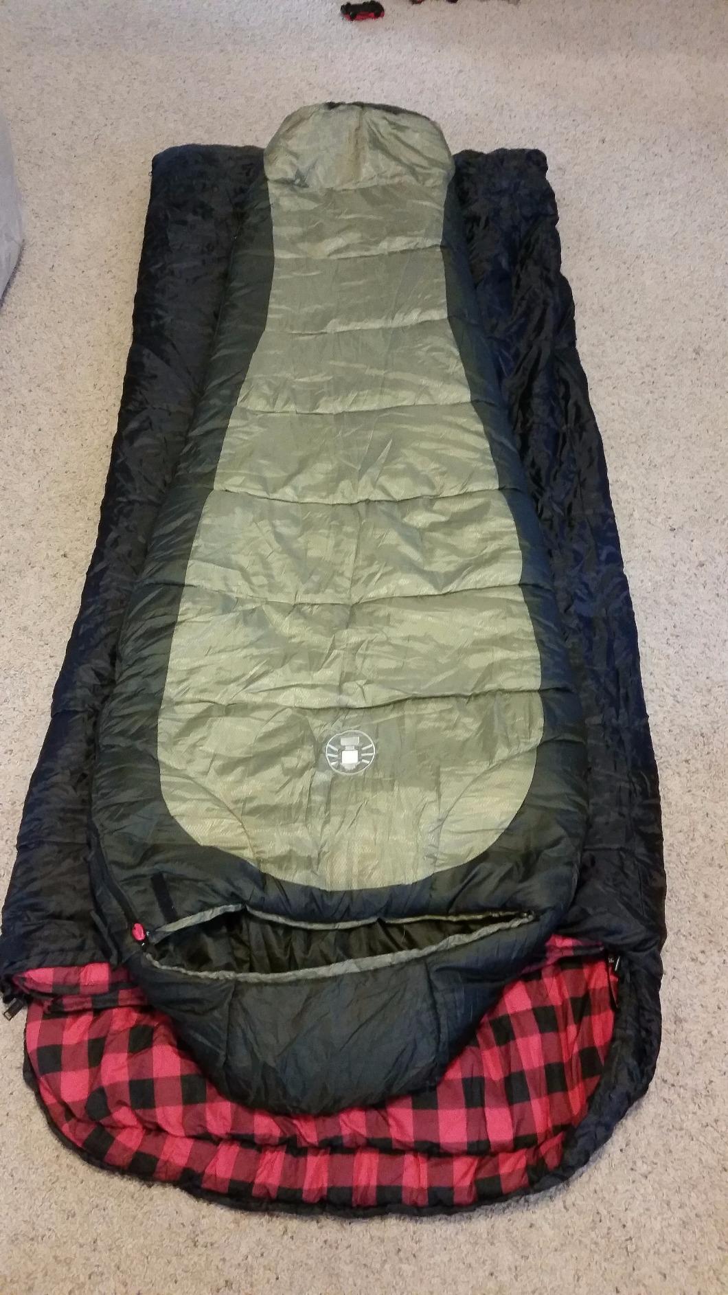 Coleman North Rim 0°F Big & Tall Sleeping Bag, Cold-Weather Mummy Sleep Sack with No-Snag Zipper & Adjustable Hood for Warmness & Ventilation, Large Camping Sleeping Bag customer photo 1