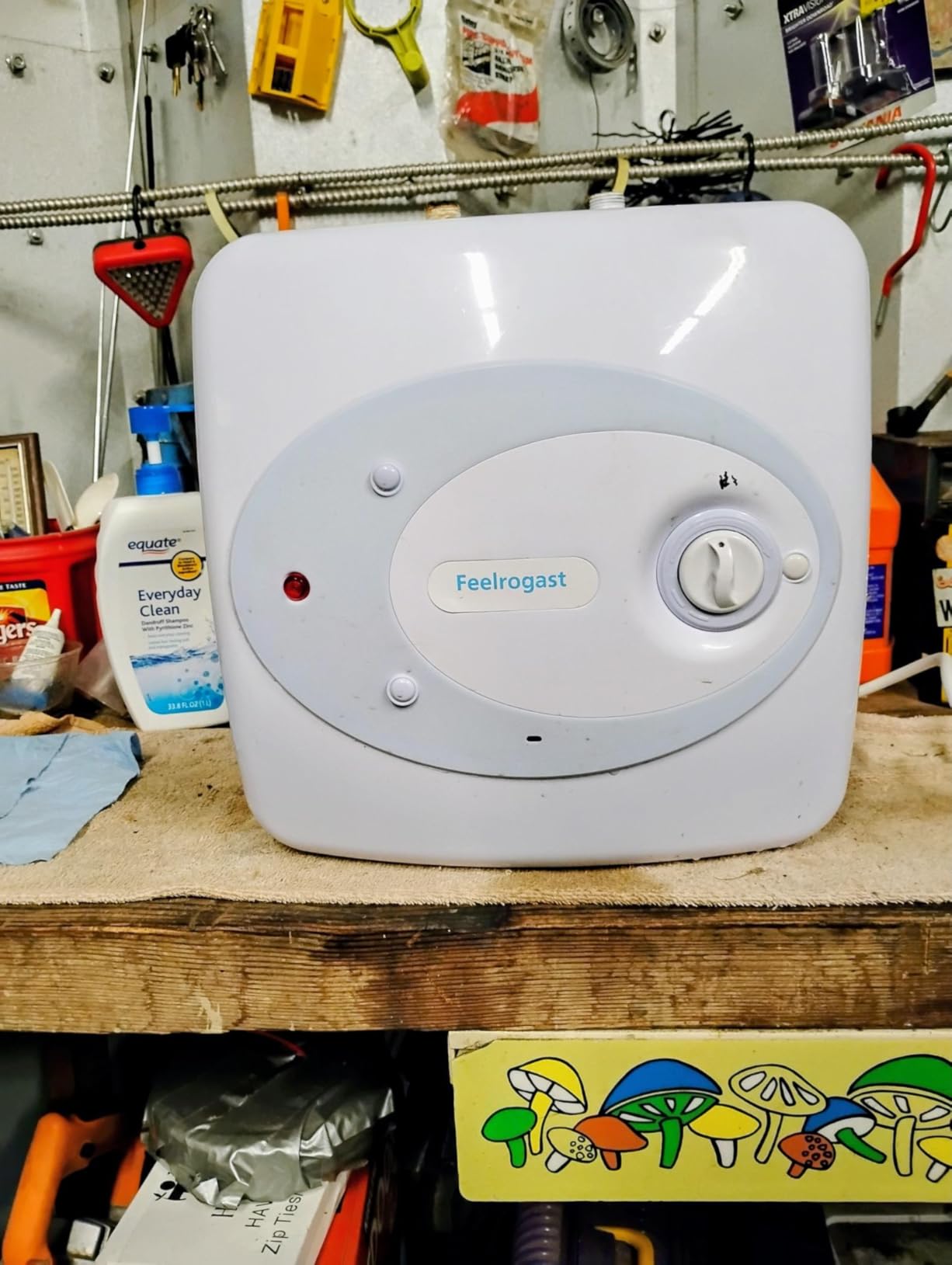 Electric Tank Water Heater 8 Gallon Under Sink Instant Hot Water for RV, Camper, Kitchen, Food Truck, 120V 1500W, Wall or Floor Mounted customer photo 2