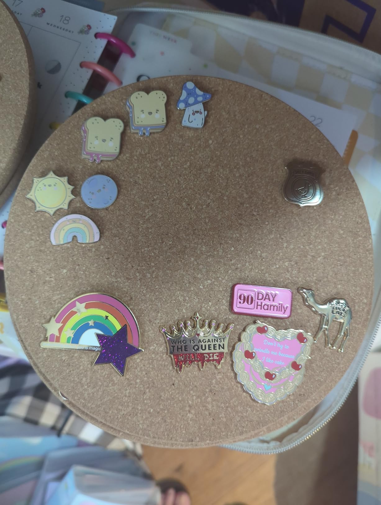 Cork Trivet, 4 Pack High Density Thick Cork Coasters Set for Hot Dishes, 8 Inch Heat Resistant Multifunctional Corks Trivets customer photo 1