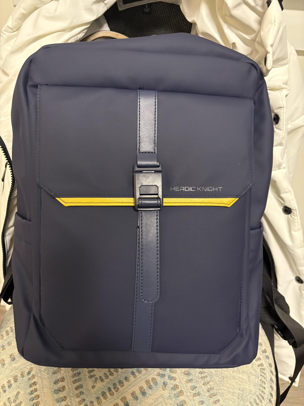 hk Slim Laptop Backpack for Men Women, Lightweight Business Backpacks 15.6 Inch Water-resistant Computer Bag for College Work Daily customer photo 1