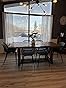 Giantex Black Dining Chairs Set of 4, Modern Kitchen Chairs w/Metal Legs, Cutout Backrest, Curved Seat, Armless Accent Chairs customer photo 1