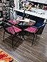 Giantex Black Dining Chairs Set of 4, Modern Kitchen Chairs w/Metal Legs, Cutout Backrest, Curved Seat, Armless Accent Chairs customer photo 2