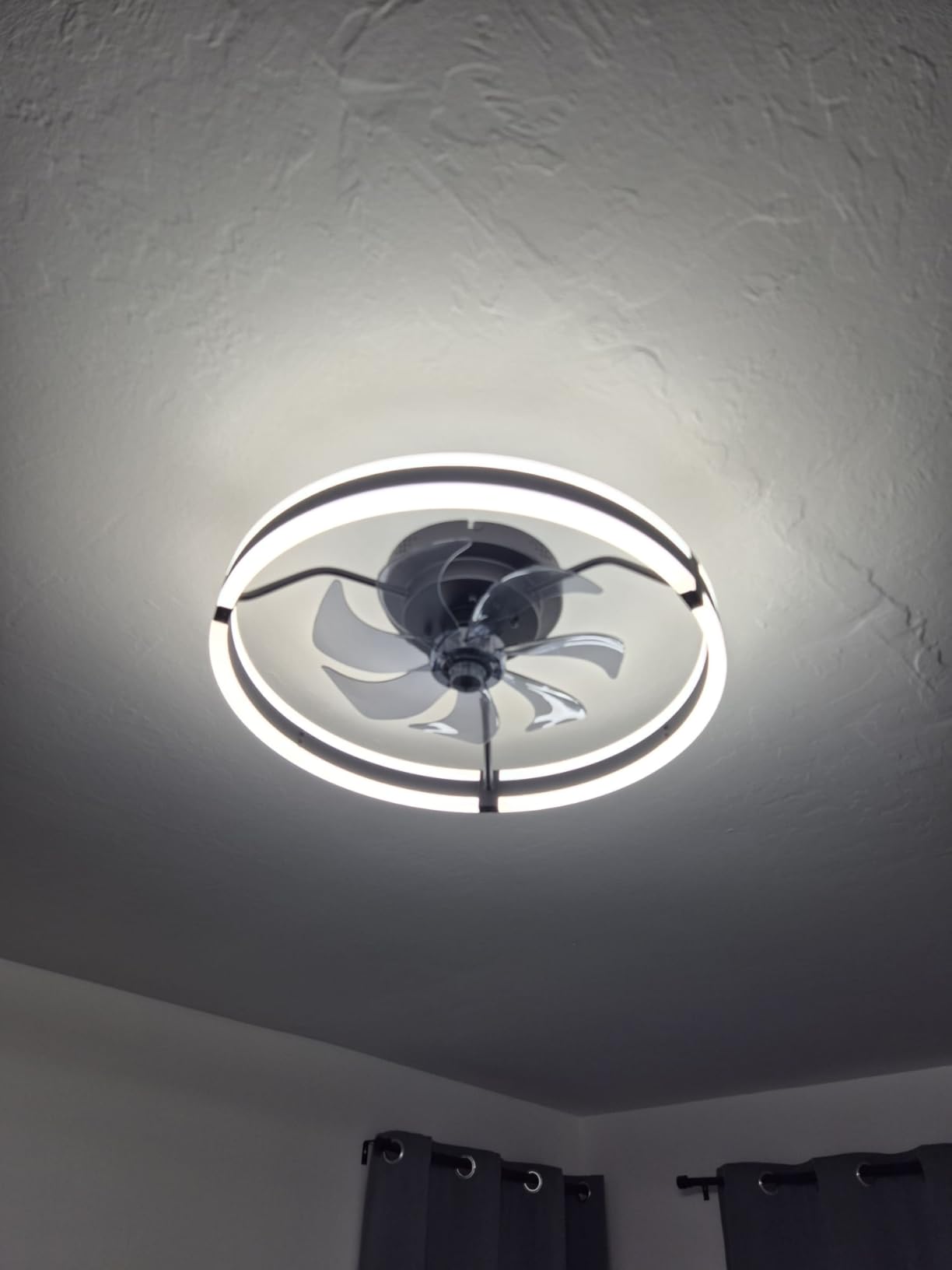 ZMISHIBO 19.7 Inch Fandelier Smart Ceiling Fan for Small Spaces customer photo 1