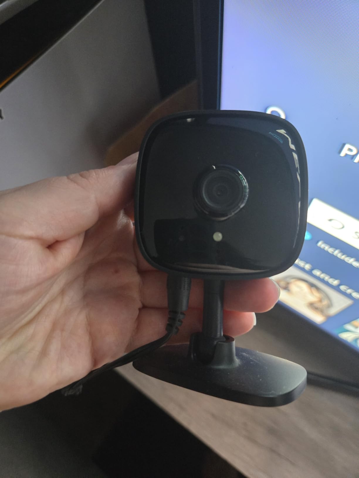 Tapo 1080P Indoor Wired Security Camera - Works as a Baby Monitor & Pet Camera, Motion Detection, 2-Way Audio, Siren, Night Vision, Subscription-Free Local Storage or Optional Cloud, C101 customer photo 2