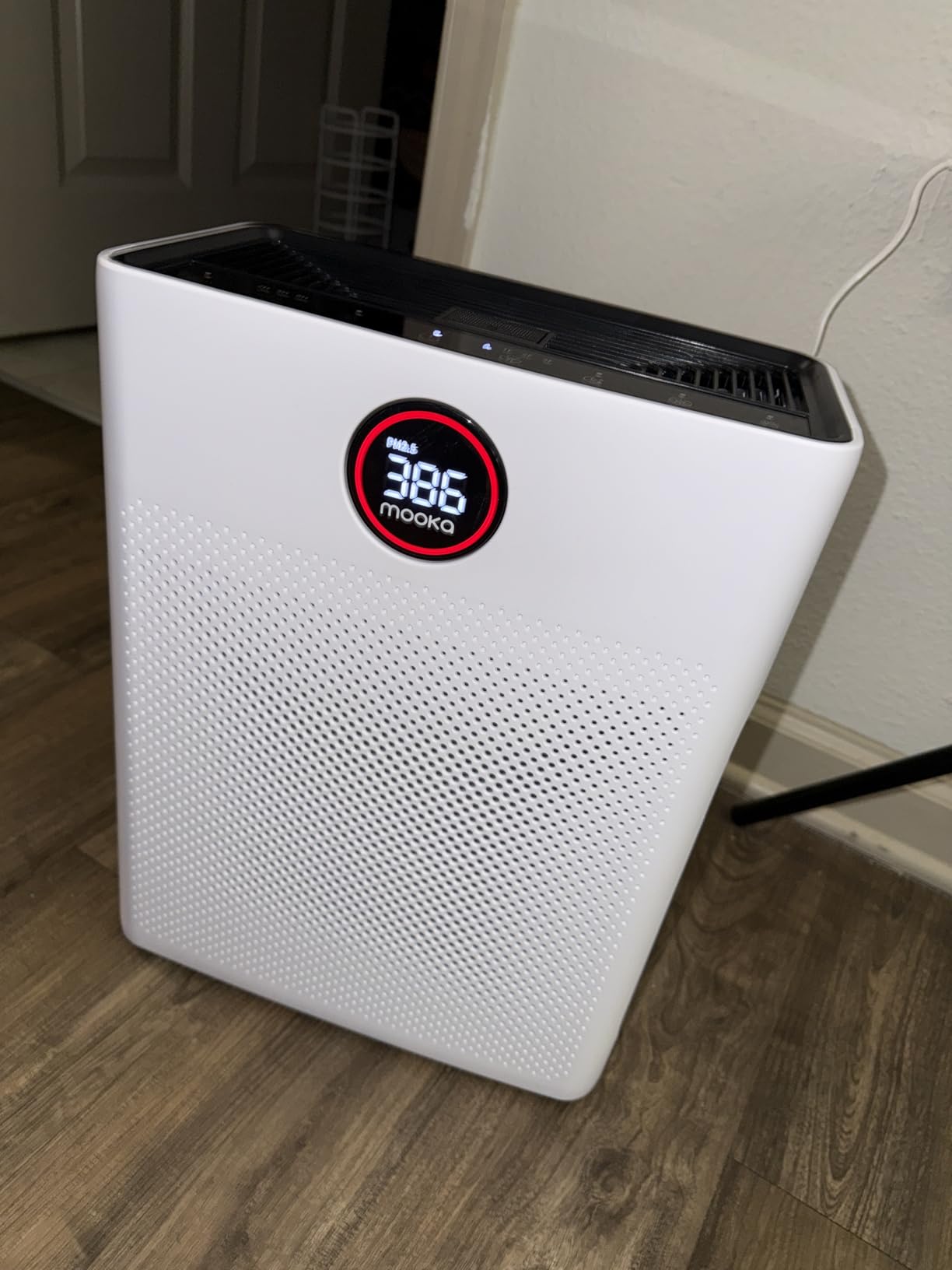 MOOKA Air Purifiers for Home Large Room up to 2200sq.ft with Washable Filter, PM 2.5 Display customer photo 1