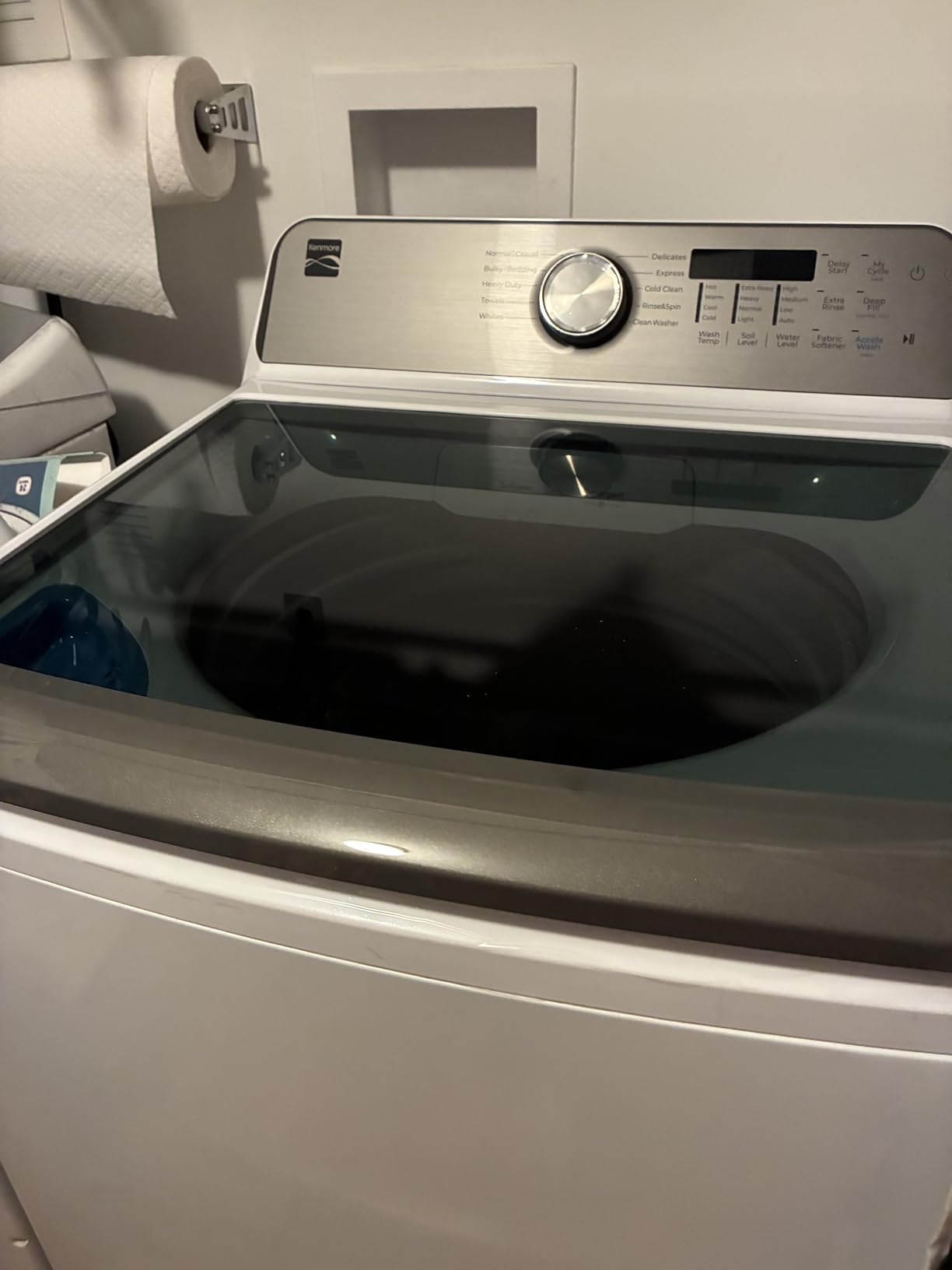 Kenmore 4.5 cu. ft. Top Load Washer with Triple Action Impeller for Tough Dirt and Stains - Accela Wash and Express Wash - LED - White customer photo 1