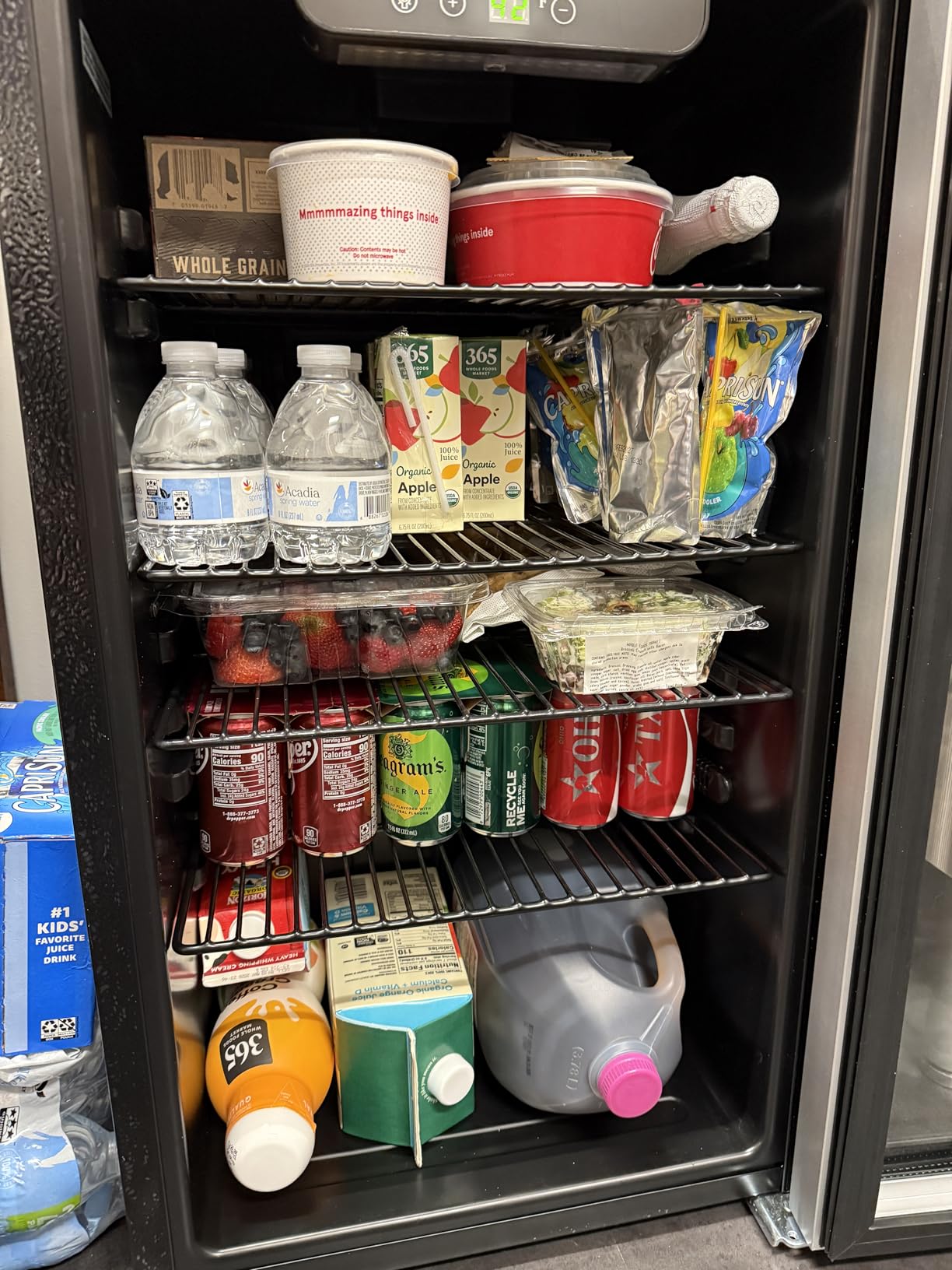 Electactic Wine Cooler 37 Bottle Freestanding Fridge with Stainless Steel Reversible Glass Door, 145 Can Beverage Refrigerator Quiet Compressor for Home Kitchen Bar, 4.5 Cu.ft Silver customer photo 1