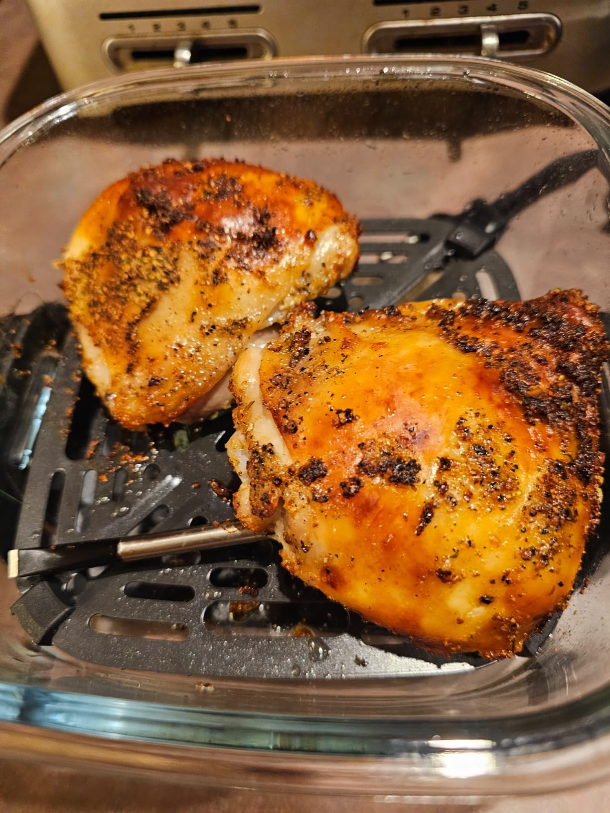 Ninja Crispi 4-in-1 Glass Air Fryer | 450°F Max | Non-Toxic | 4QT & 6-Cup Glass Containers | Microwave, Freezer, Dishwasher Safe | FN101SG customer photo 1