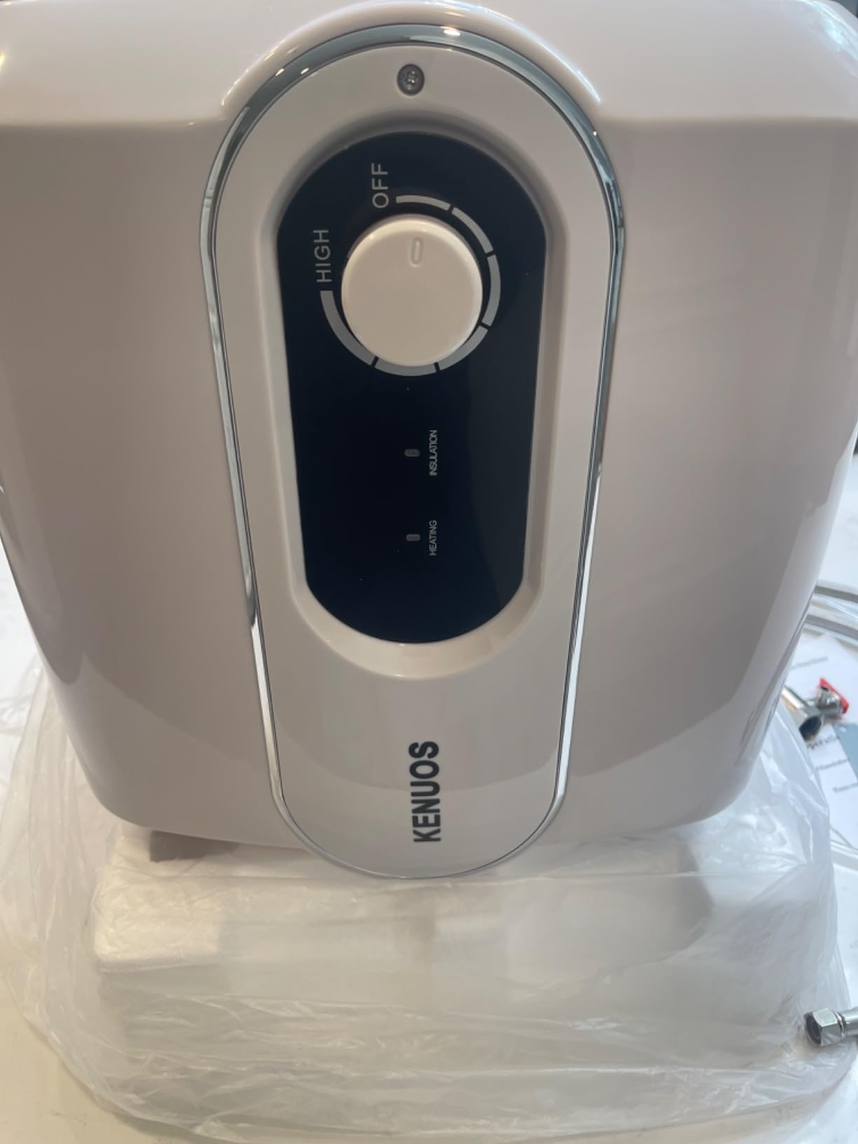 4 Gallon Water Heater Under Sink Instant Hot Water Heaters 1500W 110V 120V Mini Tank, Under Counter Water Heater with Safety Valve 1/2