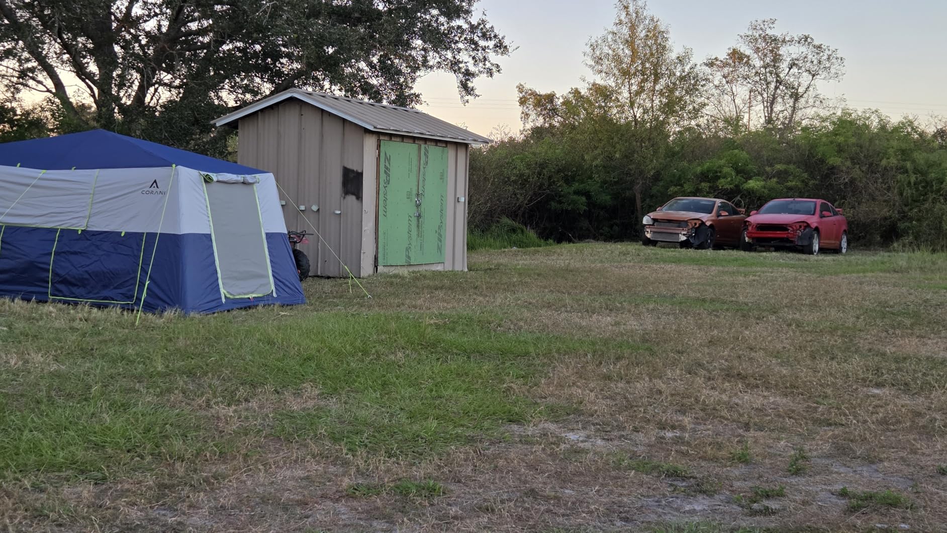 CORANI 14.1'x6.5'x9' Inflatable Tents for Camping, Portable 6/8/10 Person Blow Up Air Tent, Waterproof Windproof Easy Setup Large Family Tent with 2 Doors, 6 Windows, Mosquito Screen customer photo 2