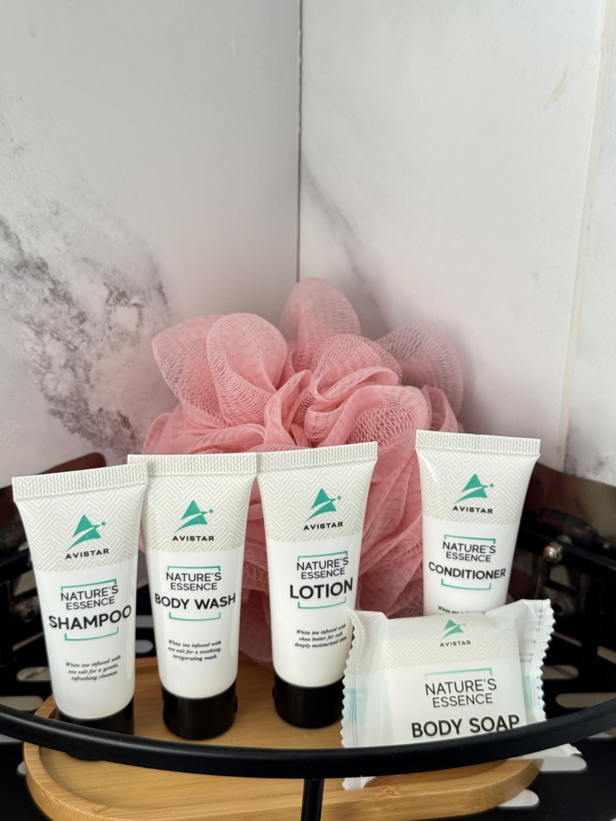 90 Piece Hotel Soap & Bulk Toiletries - Travel Essentials for BnB Hosts & Guests - Hotel Shampoo & Conditioner Supplies for Guests, Hotel Toiletries Bulk Set, Mini Bulk Travel Size Toiletries customer photo 2