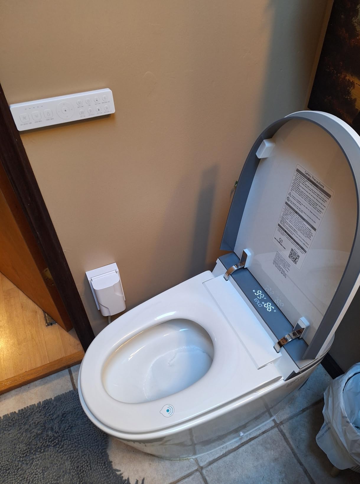 EPLO Smart Toilet Bidet with Auto Open Close, 1000 Gram MaP Flush Score, Foam Dispenser, ADA Comfort Height, Blackout Flush, Auto Flush, Heated Seat, One Piece Elongated Toilet with Tank Built in U8MAX customer photo 1