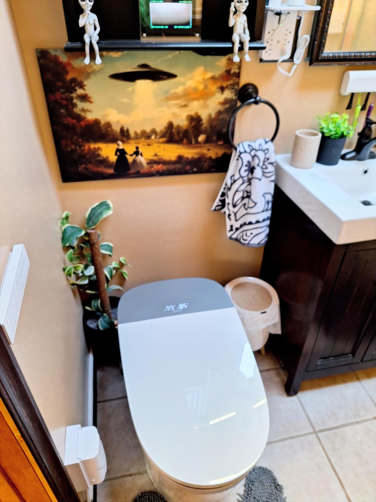 EPLO Smart Toilet Bidet with Auto Open Close, 1000 Gram MaP Flush Score, Foam Dispenser, ADA Comfort Height, Blackout Flush, Auto Flush, Heated Seat, One Piece Elongated Toilet with Tank Built in U8MAX customer photo 2