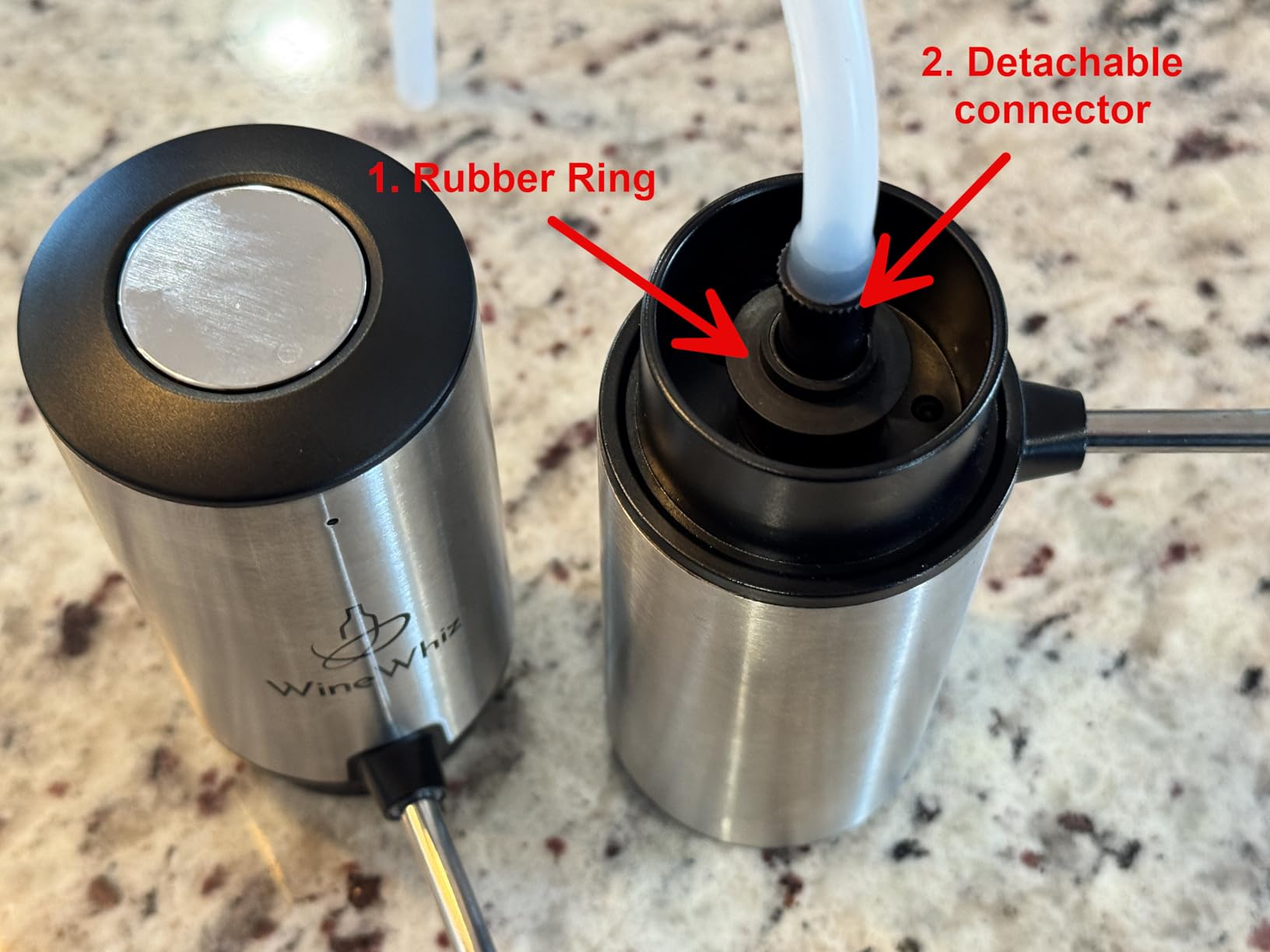 Electric Wine Aerator & Opener Set with Accessories, Rechargeable Automatic Corkscrew, Aerator, Dispenser, Foil Cutter Tool, Stopper, Wine Lovers Gift for Housewarming, Birthday, Registry, Anniversary customer photo 2
