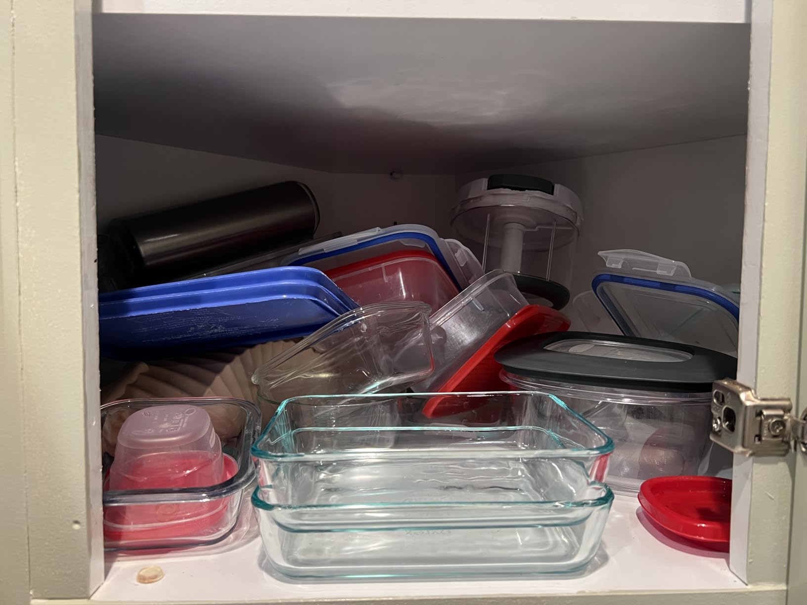 2 Pcs Cabinet Organizer Shelf, Stackable Kitchen Counter Shelves, Spice Rack, Countertop Organizers, Clear Plastic Storage Shelves Rack for Makeup, Bathroom, Cupboard, Desk, Pantry Organization customer photo 2