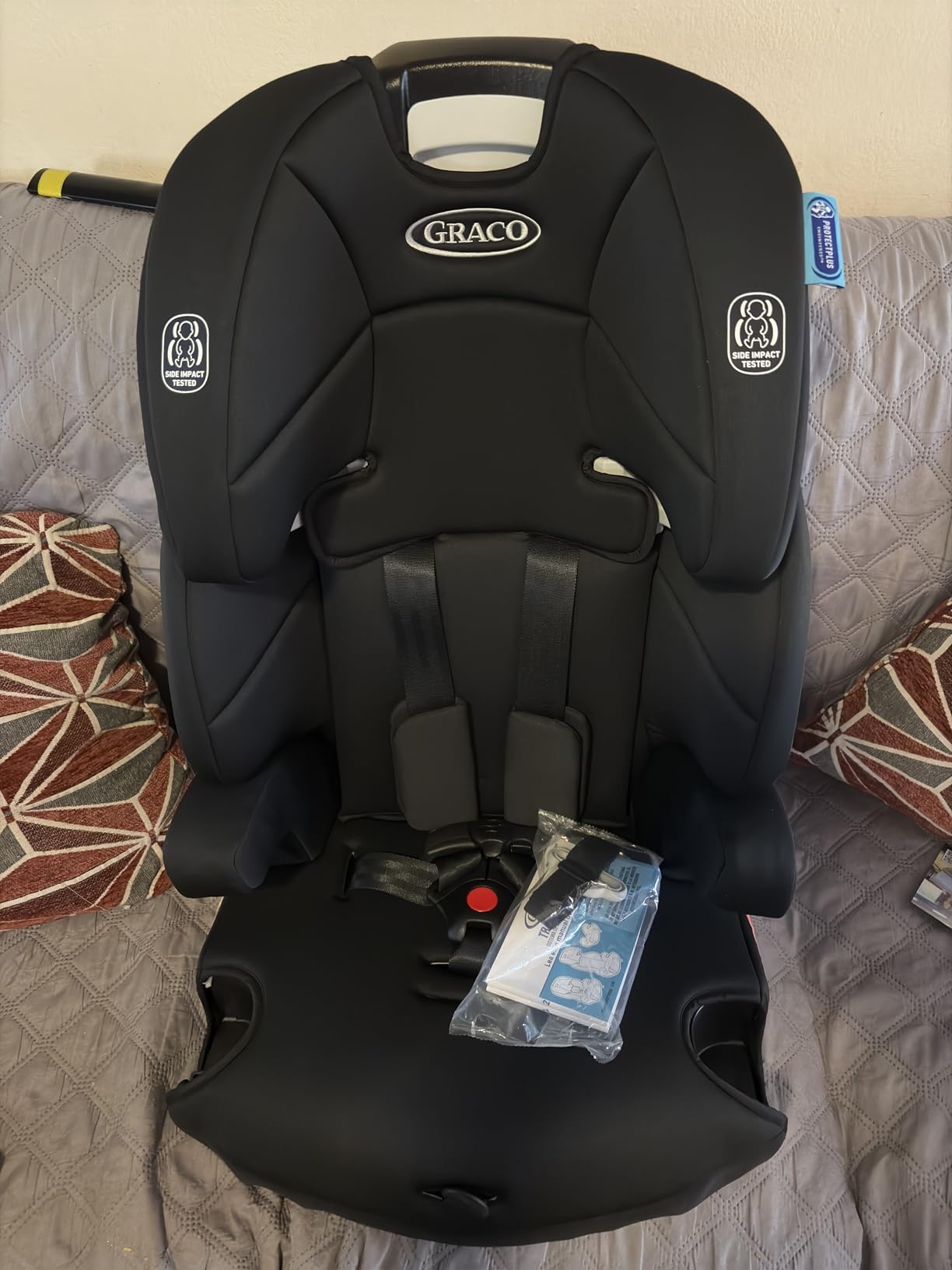 Graco Tranzitions 3-in-1 Harness Booster Car Seat, Forward Facing Car Seat, Highback, to Backless Booster, Cinder customer photo 2