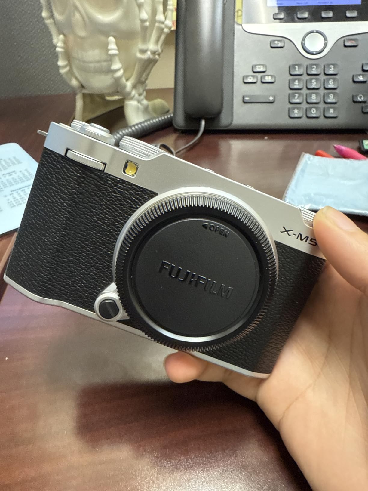 Fujifilm X-M5 Mirrorless Digital Camera with Fuji XC 15-45mm f/3.5-5.6 OIS PZ Lens Kit - Silver customer photo 1