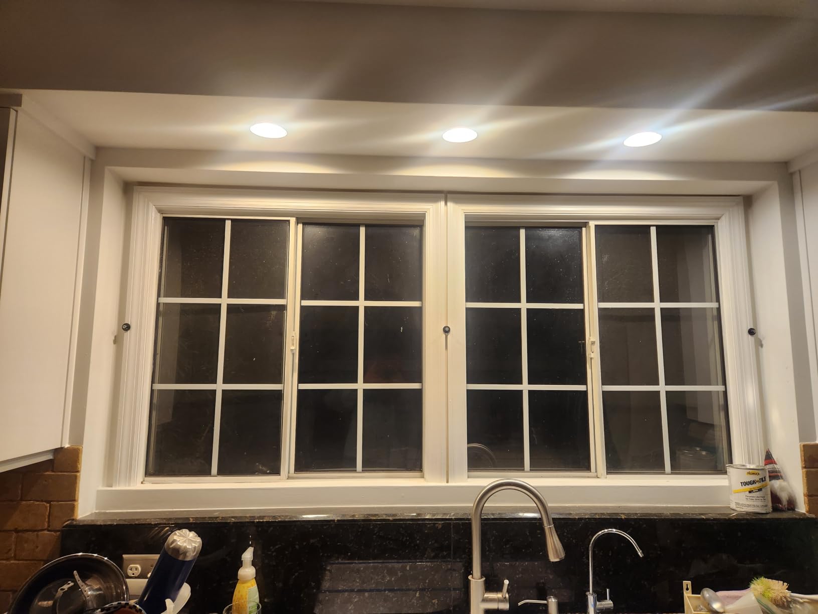 Amico 4 Pack 5/6 inch 5CCT LED Recessed Lighting, Dimmable, 12.5W=100W, 950LM, 2700K/3000K/4000K/5000K/6000K Selectable, Retrofit Can Lights with Baffle Trim, IC Rated - ETL & FCC, White customer photo 2