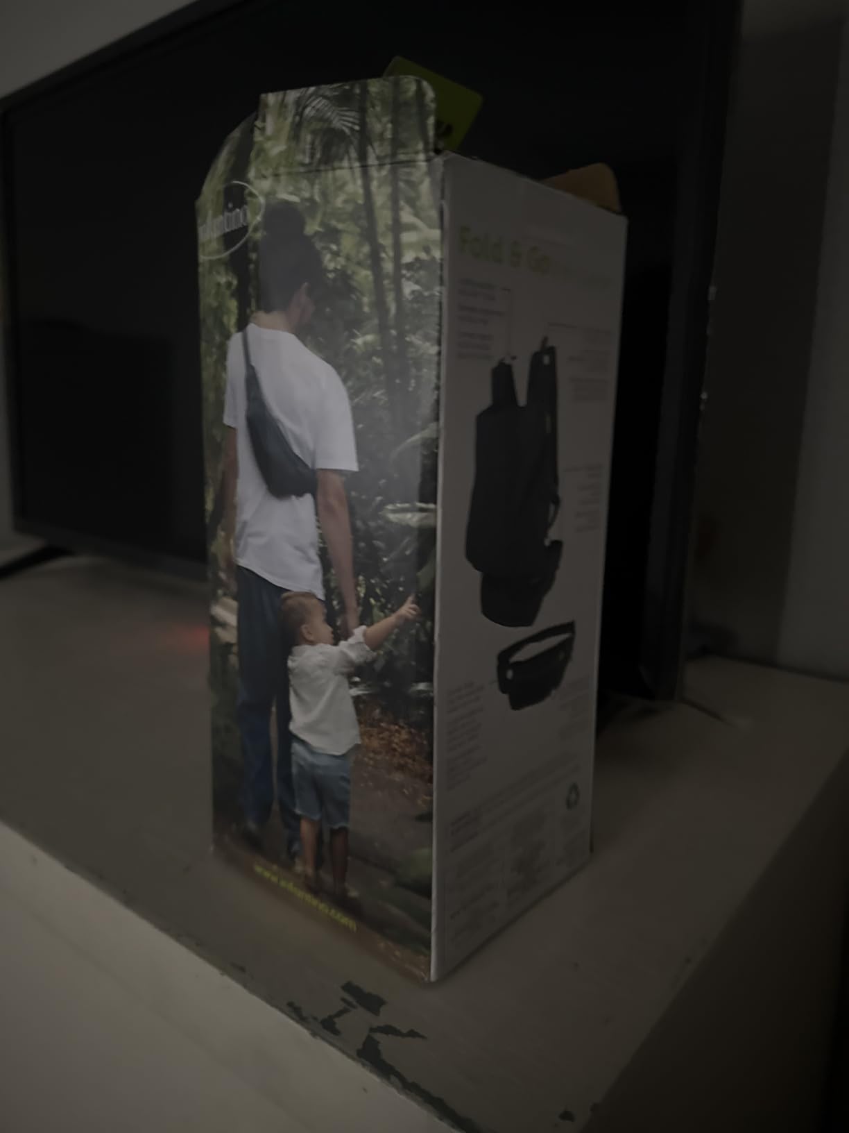 Infantino Fold & Go 2-in-1 Baby Carrier, Compact & Lightweight, Adjustable, for Babies 12-40lbs, Gray customer photo 1