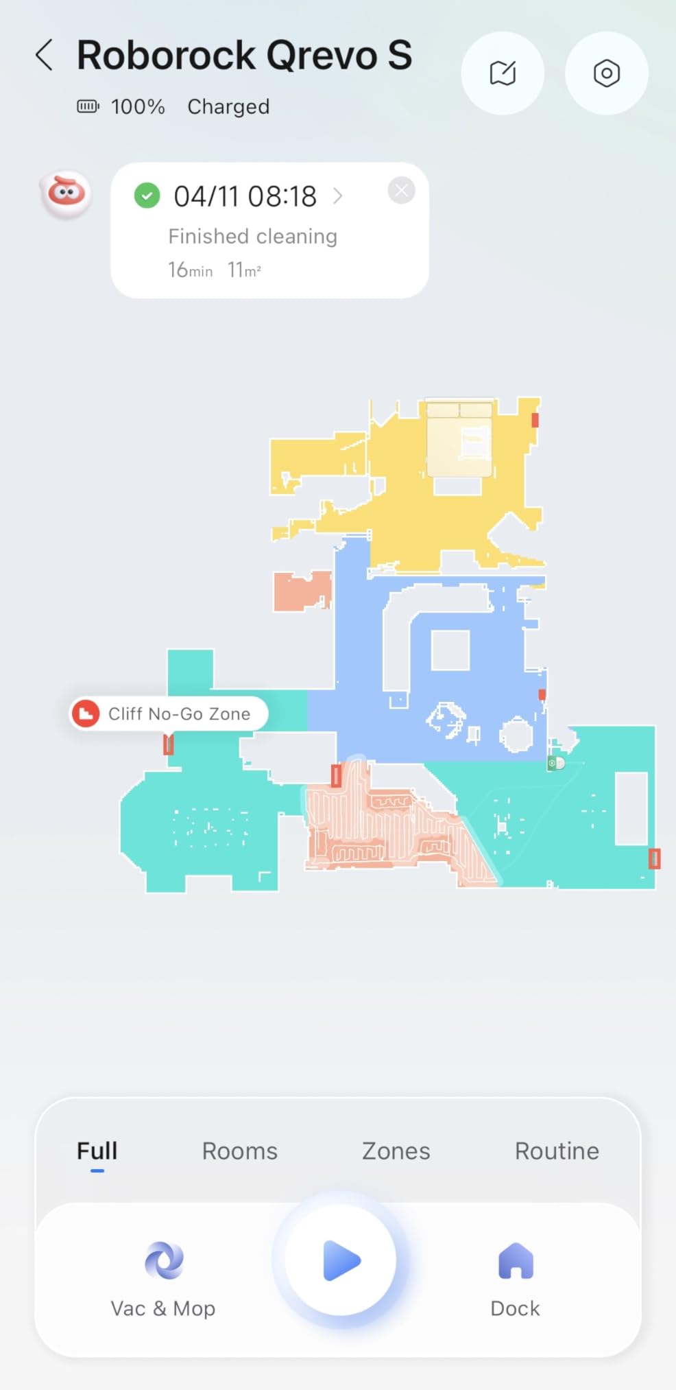 roborock Qrevo Series Robot Vacuum and Mop, 8000Pa Suction, Anti-Tangle Brush, Smart Obstacle Avoidance, Auto Mop Washing, All-in-One Dock, 200RPM Spinning Mops, White (QV 35A) customer photo 1