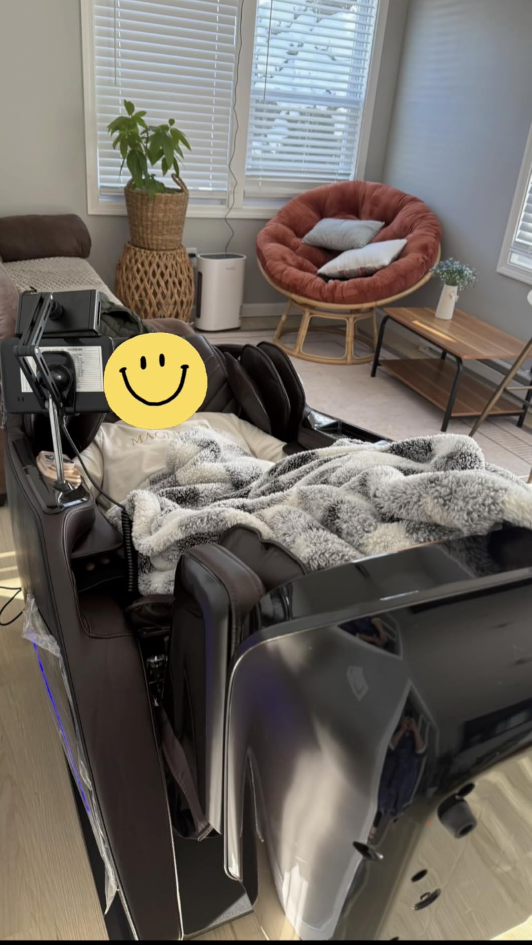 4D Massage Chairs Full Body, Zero Gravity SL-Track Shiatsu Massage Chair Recliner, Core Heating, 20 Massage Techniques, Deep Yoga Stretch, Foot Rollers, AI Voice customer photo 1