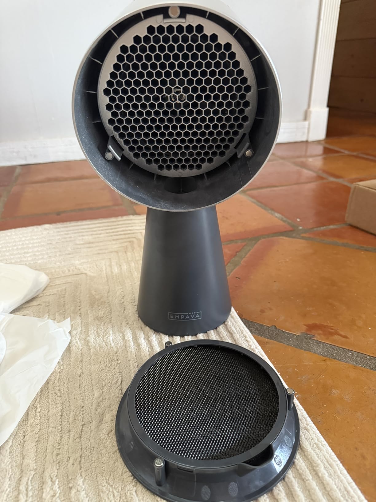 Empava Portable Range Hood for Cooking, 3-Speed Desktop Kitchen Exhaust Fan for Indoor BBQ, Hot Pot and RV, Detachable Filter and Oil Cup, 13pc Cotton Filter customer photo 2