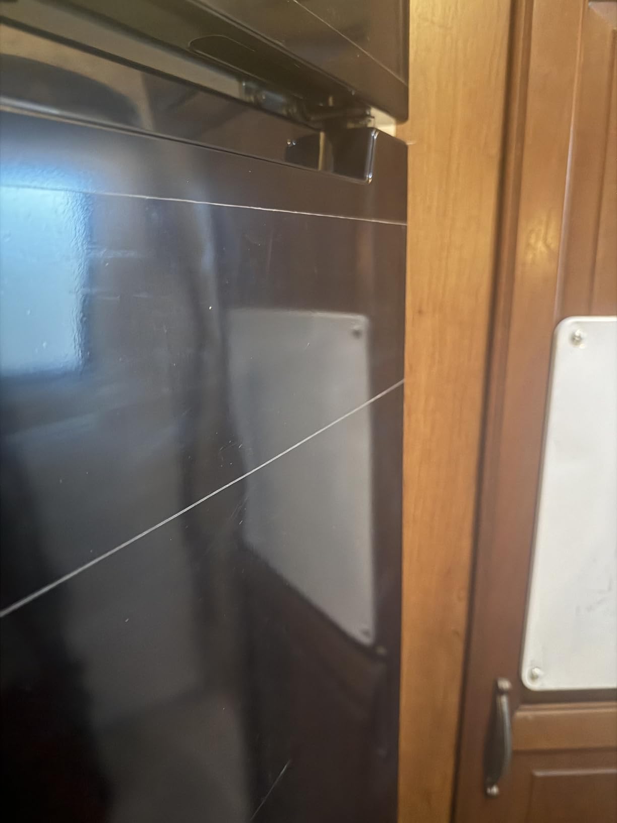 BANGSON 7.7 Cu.Ft Refrigerator with Top Freezer Apartment Size, Fridge for Small Spaces, Office Studio, Energy Saving Low Noise Adjustable Thermostat, Stainless Steel, Silver customer photo 1