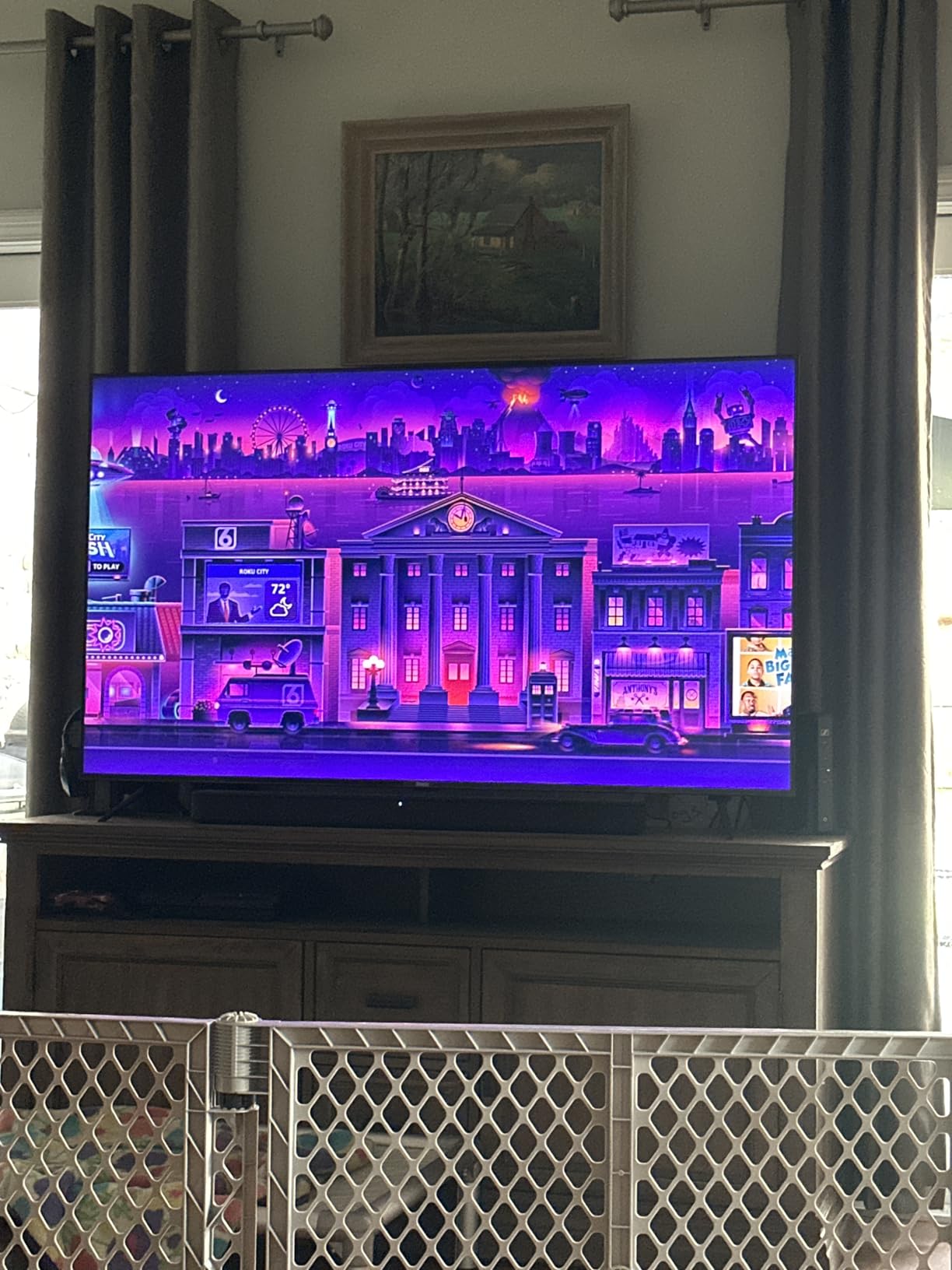 Roku Smart TV - 65-Inch Plus Series, Mini-LED TV - RokuTV with Enhanced Voice Remote - Flat Screen 4K QLED Television with Dolby Vision & Wi-Fi for Streaming Live Local News, Sports customer photo 1