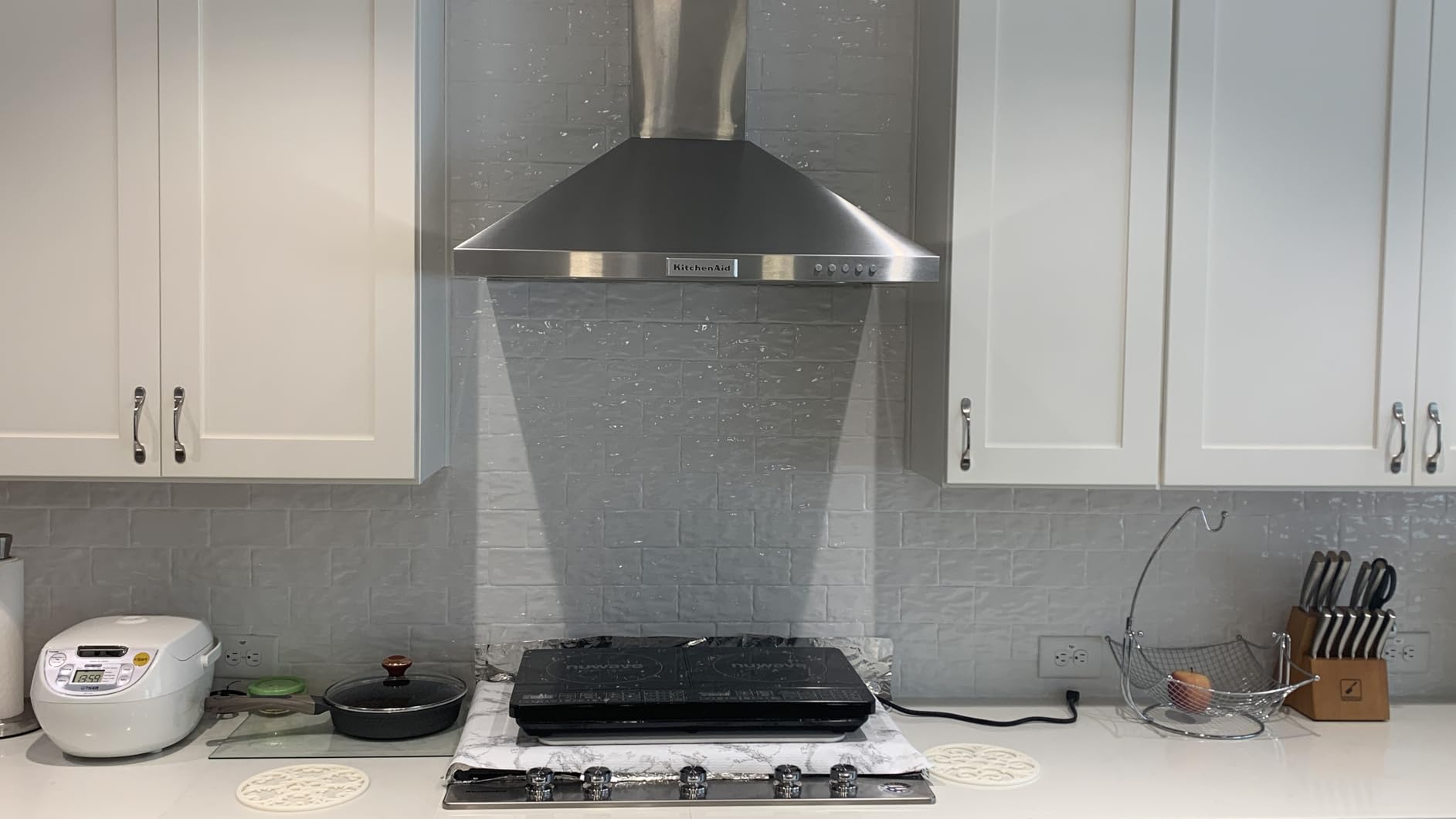 Nuwave Double Pro Cooktop Induction Countertop Burner, Portable, 900/1500/1800W with Dynamic Watt Technology, 50°F to 575°F, 8