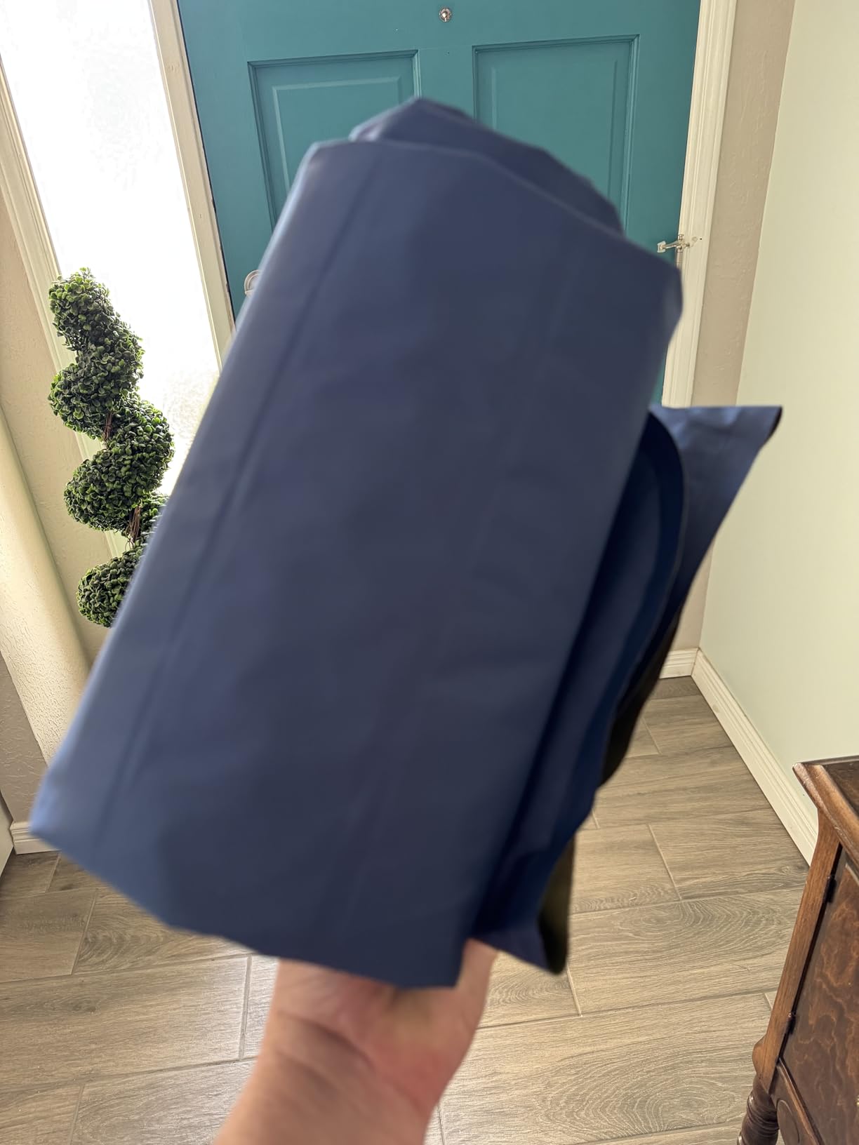 Myxslop Camping Sleeping Pad, Thick 5 Inch Camping Mat with Pillow Built-in Foot Pump Ultralight Inflatable Sleeping Pads for Camping, Backpacking, Hiking, Tent customer photo 2