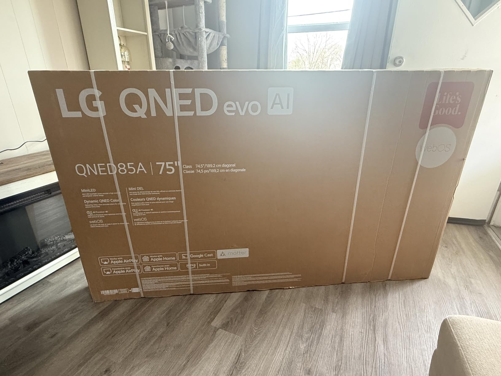 LG 75-Inch Class QNED evo AI QNED85A Series Mini LED 4K Smart TV w/AI Picture, AI Sound customer photo 2