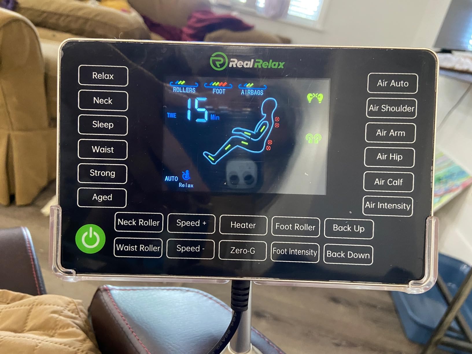 Real Relax 2025 Full Body Massage Chair, Zero Gravity Shiatsu Massage Chair Recliner, Foot Massage, Bluetooth, Large Control Screen customer photo 2