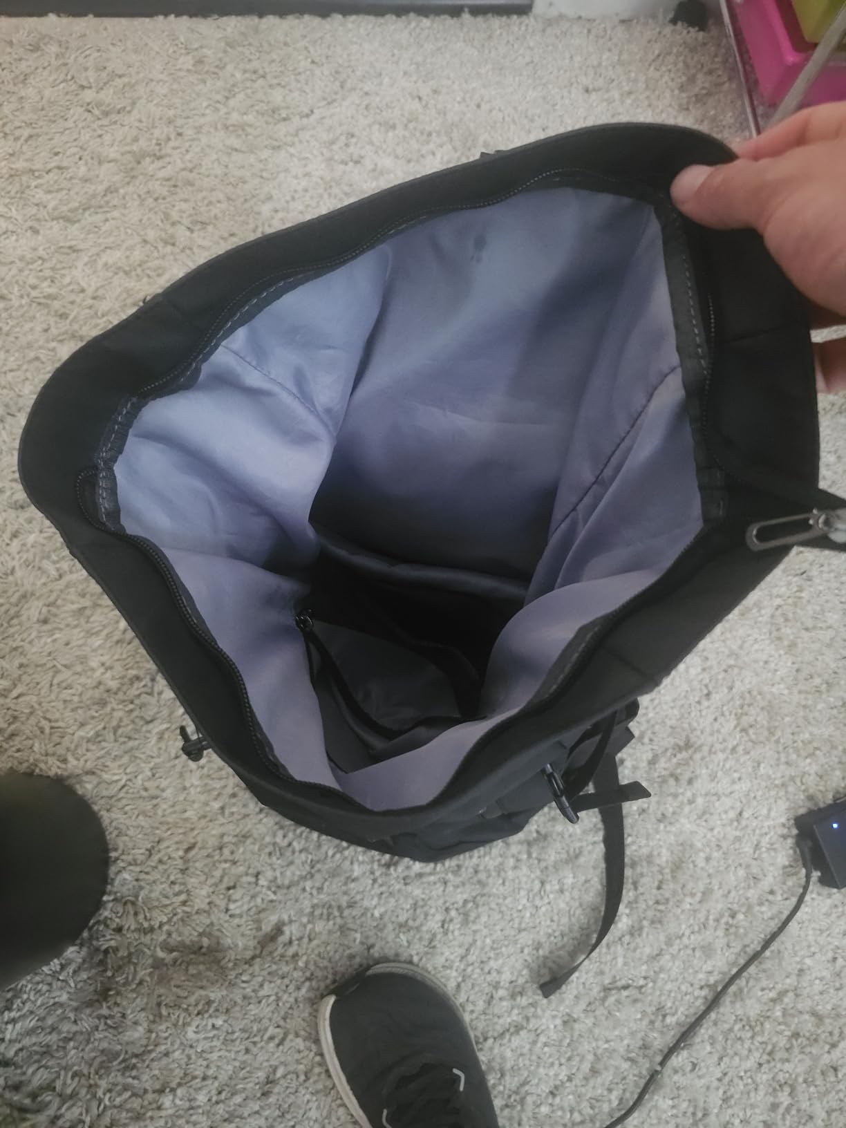 Rolltop Backpack Waterproof for Women & Men 33L Large Bike Backpack 15 inch Laptop Backpack Lightweight Perfect for Work School Travel and Outdoor Activities-Black customer photo 1