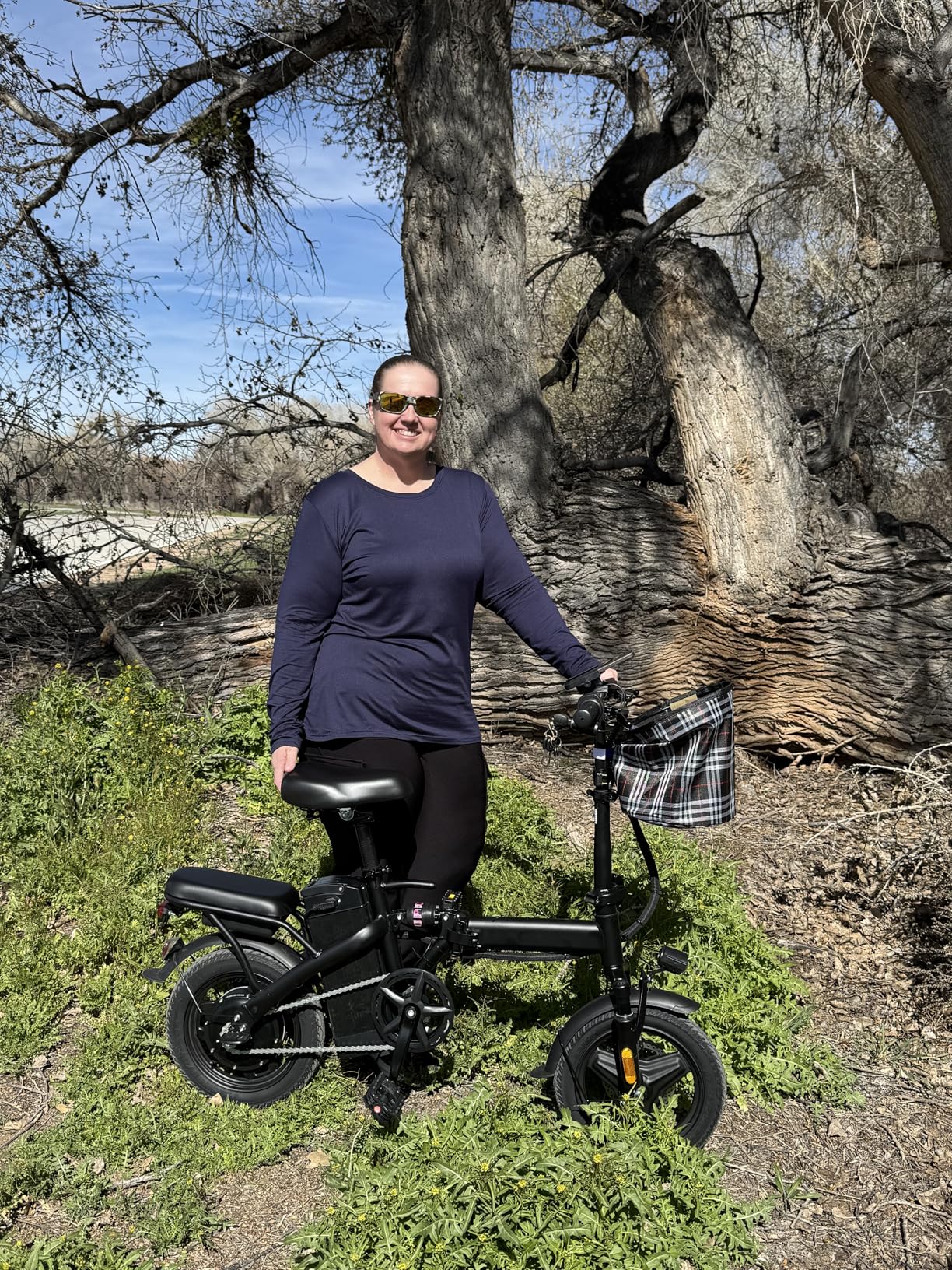 LELEKUAI Electric Bike for Adults and Teens, 520W-560W Motor, 20-24MPH, 32 Miles Range, 48V 10Ah Battery, 3-Level Pedal Assist, 14