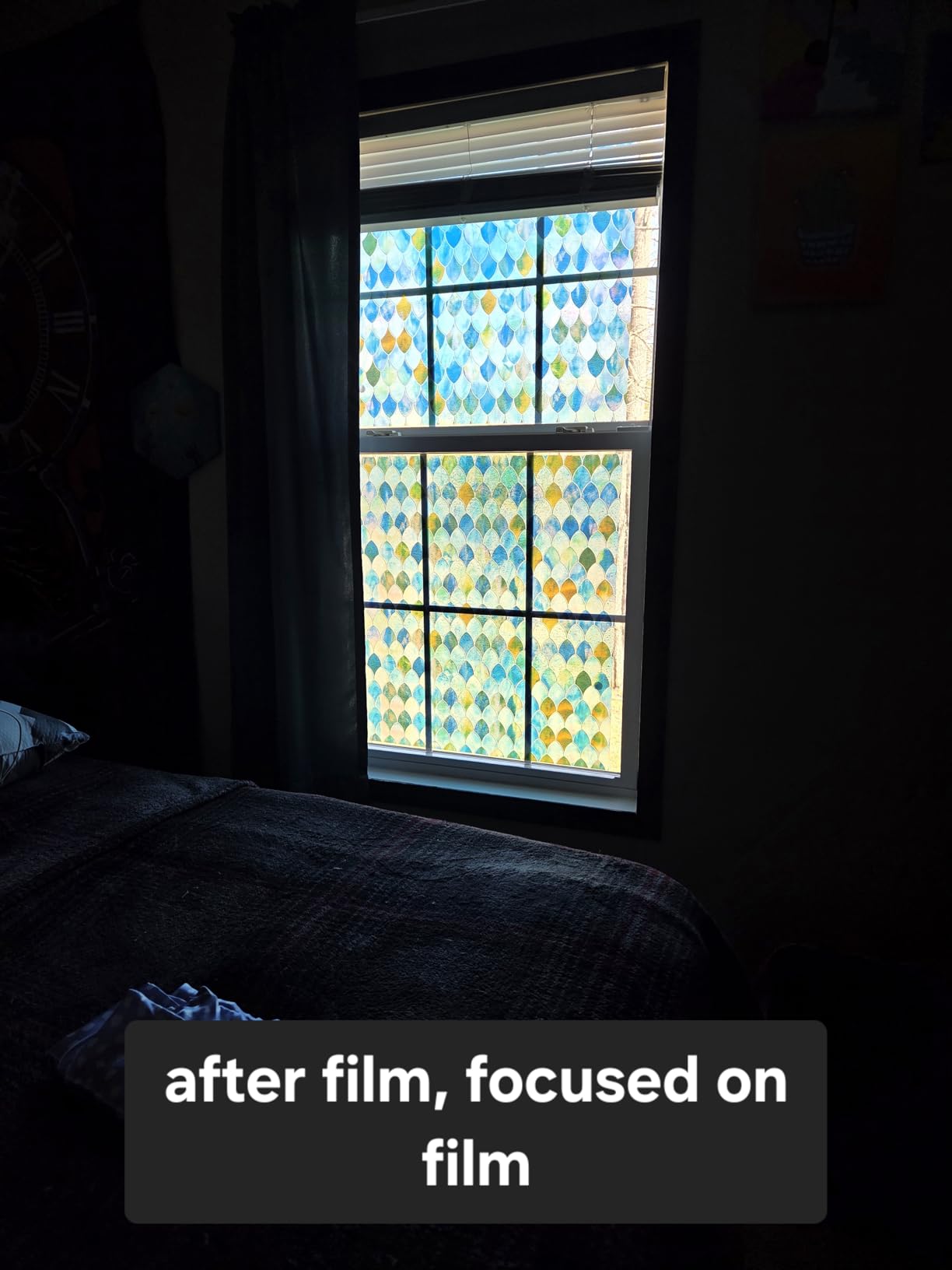 MIULEE Black Blackout Curtains for Bedroom Living Room 63 Inches Long 2 Panels, Thermal Insulated Room Darkening Drapes Solid Grommet Top Noise Reduction Light Blocking Halloween Window Treatments customer photo 2