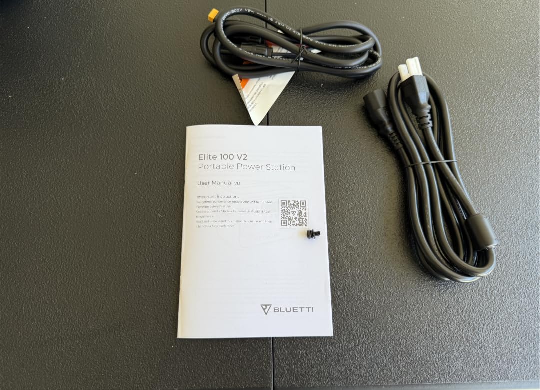 BLUETTI Elite 100 V2 Portable Power Station, 1024Wh LFP Battery Backup with 4 1800W AC Ports (3600W Surge), 35% Smaller, Fast Charge and UPS Solar Generator for Camping, Road Trip, Outages customer photo 2