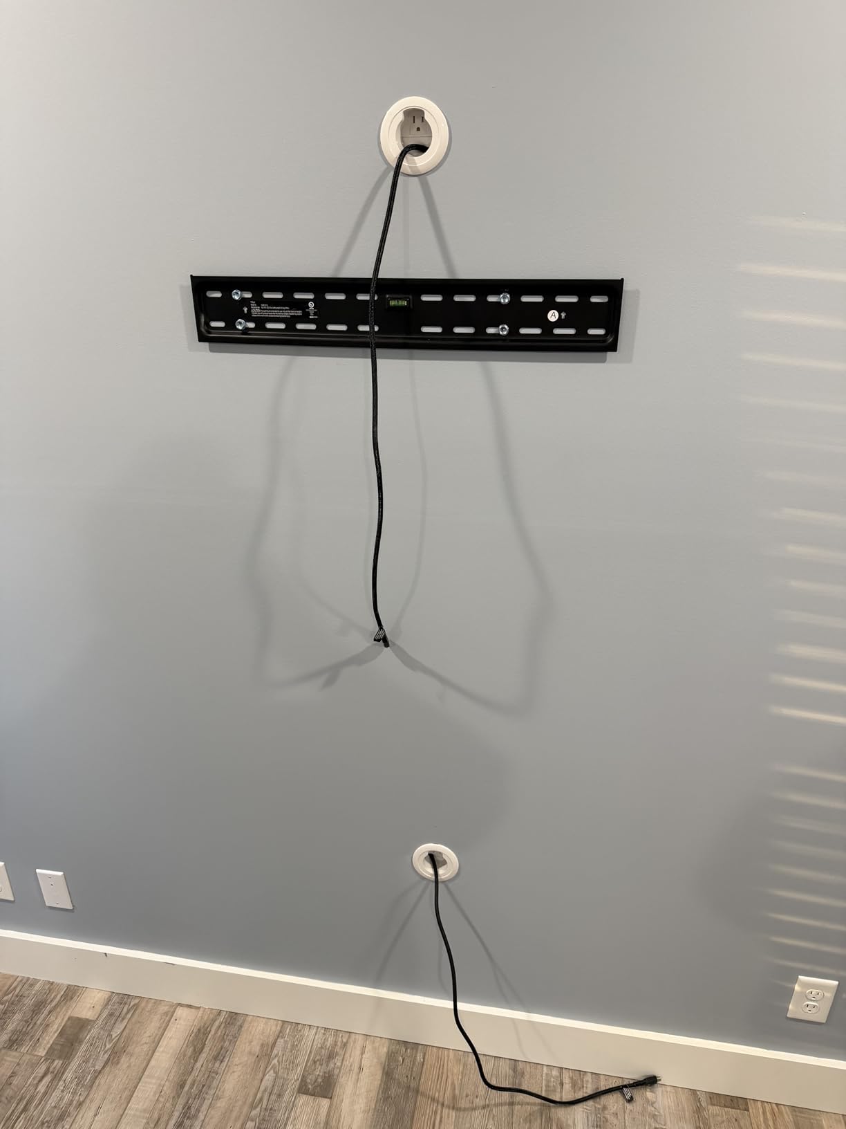 in Wall Cable Management Kit, Power & Low Voltage Wire Organizer with Hole Saw Drill for Easy TV Wall Mounting, TV Cord Hider for Wall & Clean Look customer photo 2