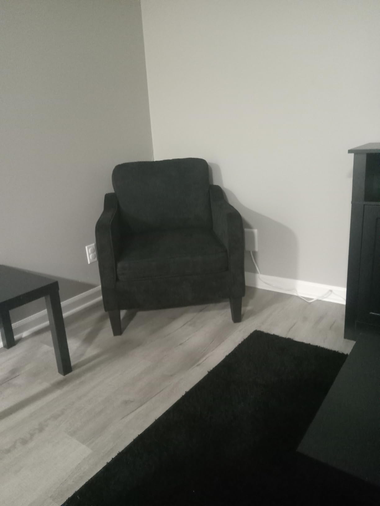 Accent Chair for Living Room, Mid Century Modern Reading Chair for Bedroom, Upholstered Armchair with Side Pockets, Comfy Single Sofa Side Chair for Office, Apartment, Small Room, Teal Green customer photo 2