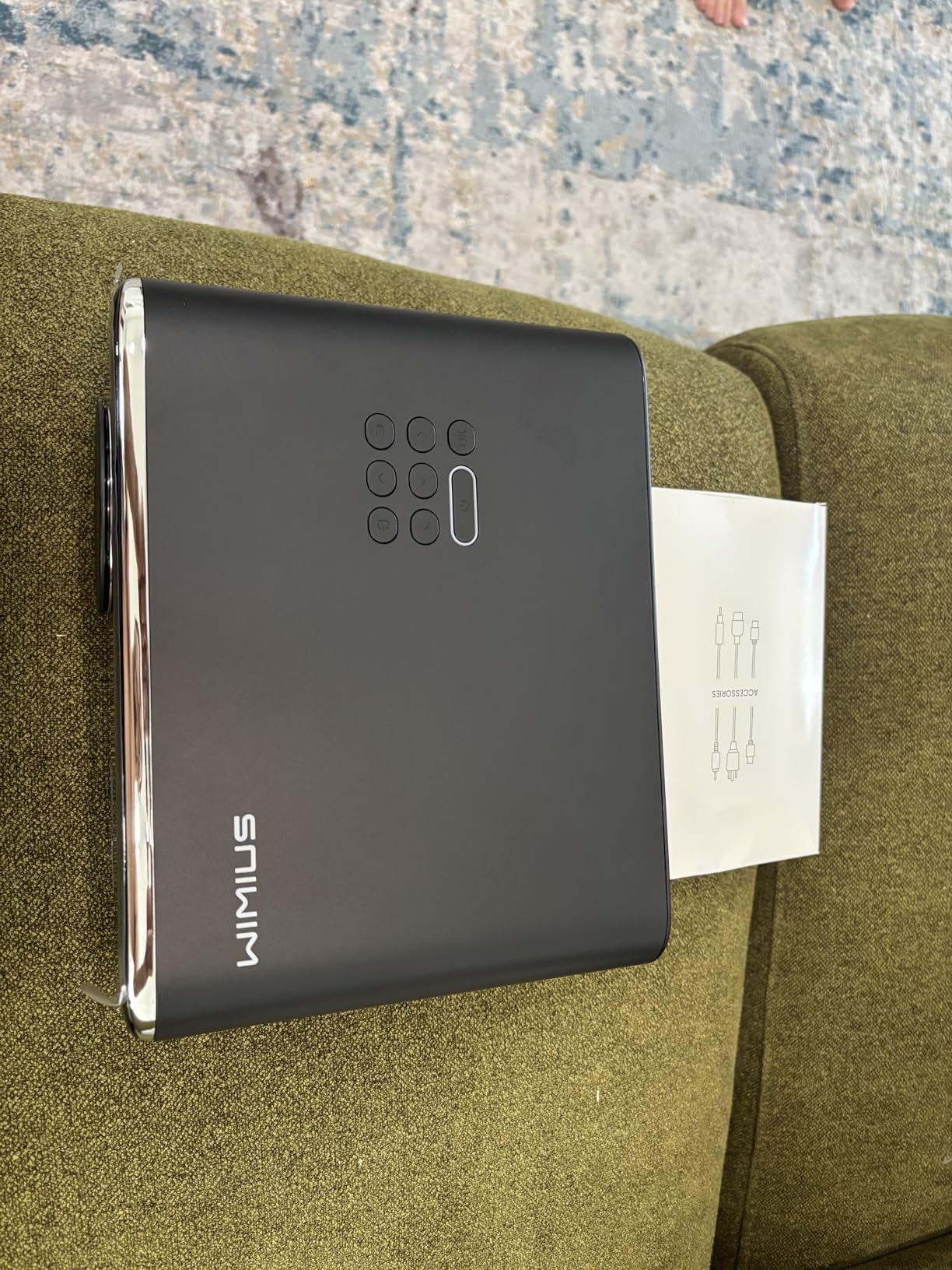 P62 Pro Smart Outdoor Projector with Built-in Official Apps, 4K Support, WiFi and Bluetooth, 800ANSI, Dolby Audio with Dual Speaker, Auto Focus customer photo 2