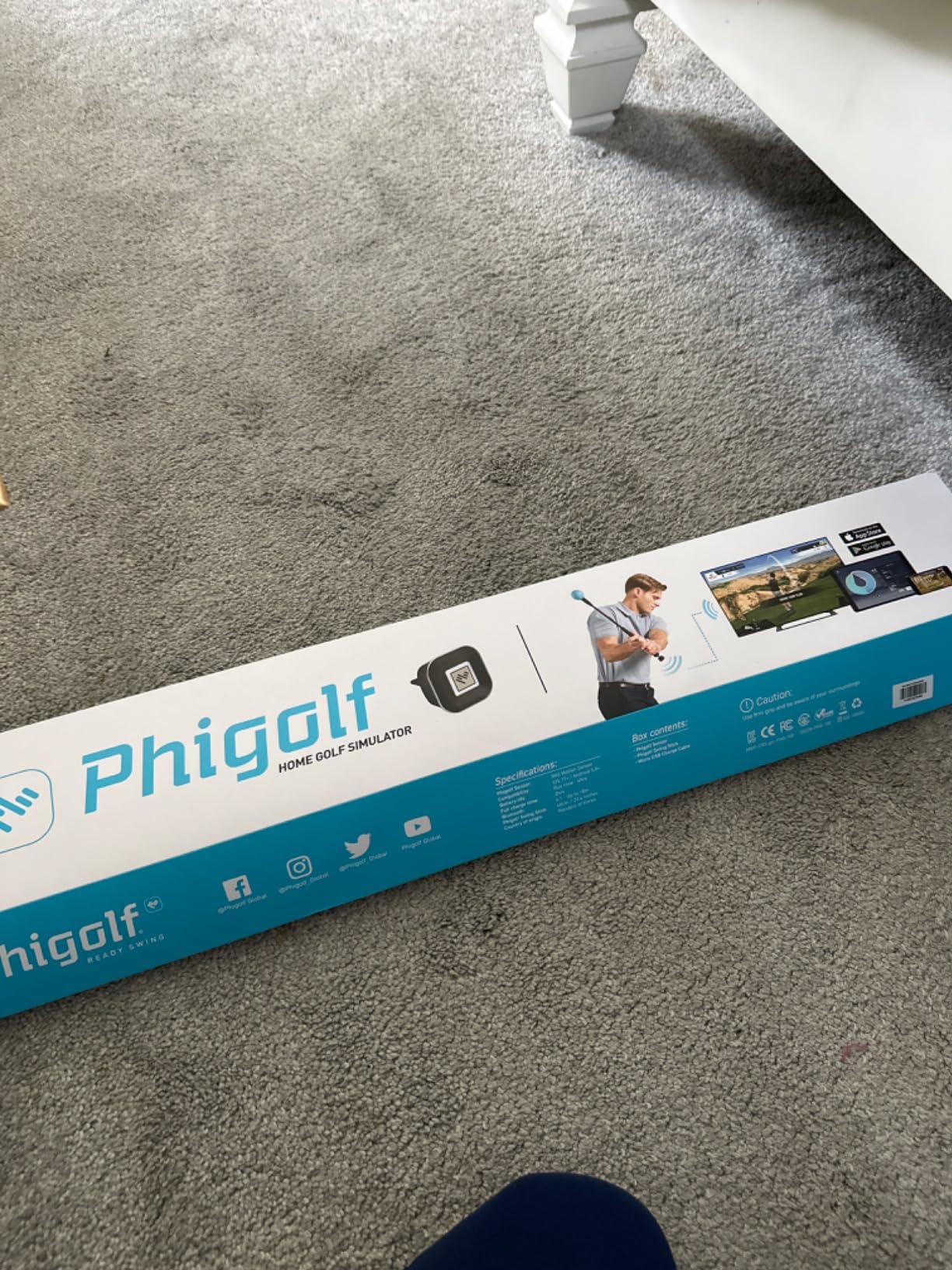 PHIGOLF Home Golf Game Simulator: Enjoy Interactive Golf with Motion Sensor & Swing Stick for Indoor & Outdoor Fun - 38,000+ Courses Worldwide customer photo 1
