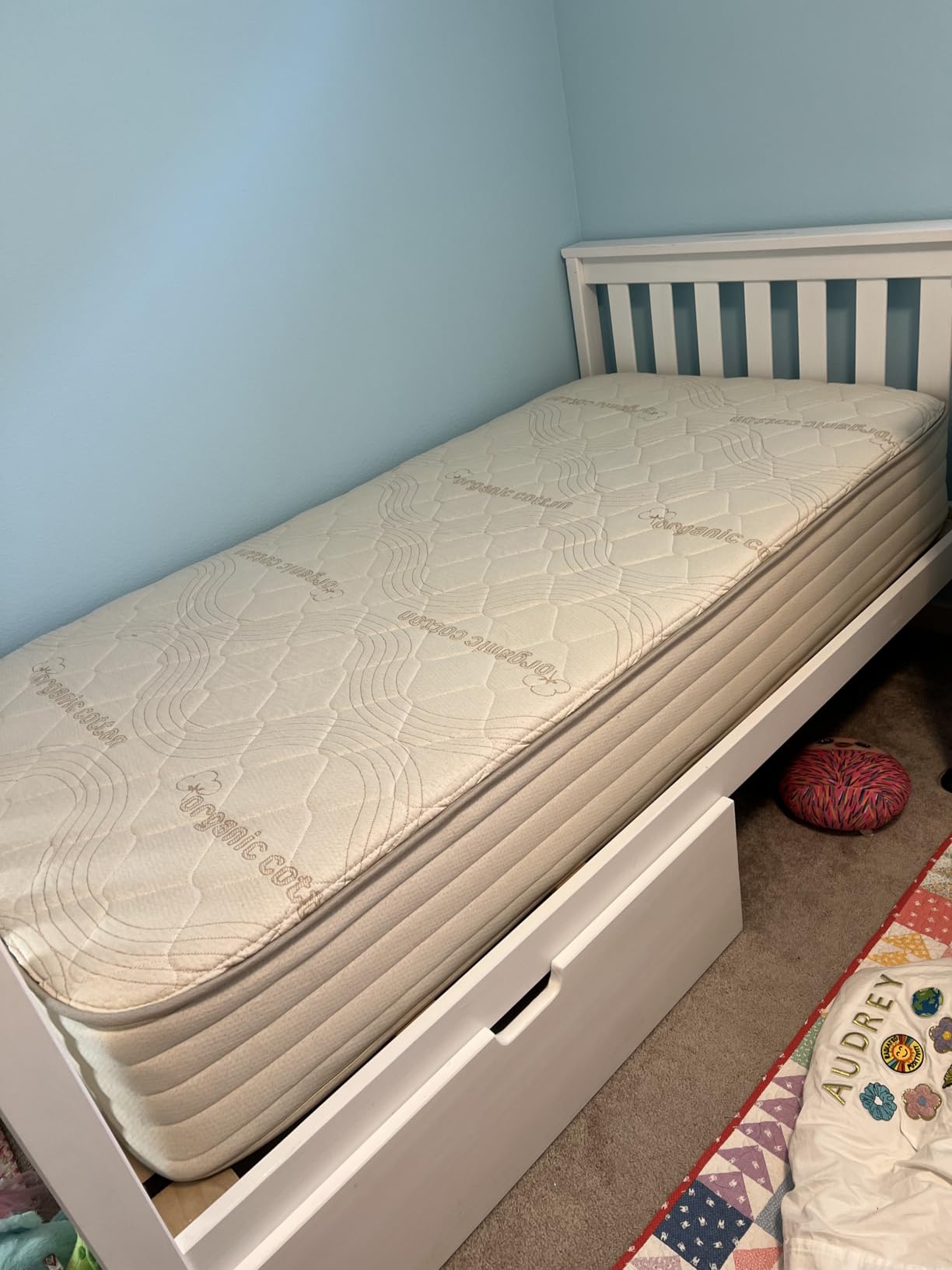 CottonSleep All Natural Mattress (100% Organic Cotton, & Wool, Made in The USA) Non Toxic, Fiberglass Free Hybrid Pocket Coil and Plush Foam Bed in A Box Medium Soft - Queen, 11